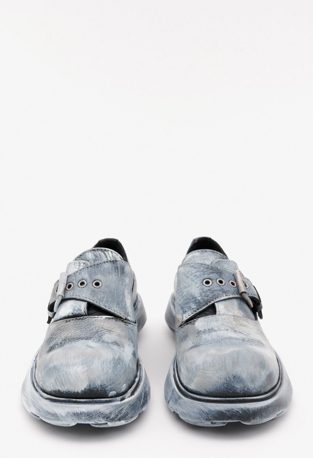 Acne Studios Last Acne Studios Leather Buckle Grey Shoes Size US 8 / EU 41 - 5 Thumbnail