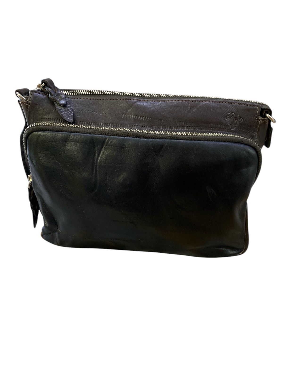 Japanese Brand × Leather × Vintage Vintage Ace Co. Ltd Leather Cluth Bag Size ONE SIZE - 3 Thumbnail