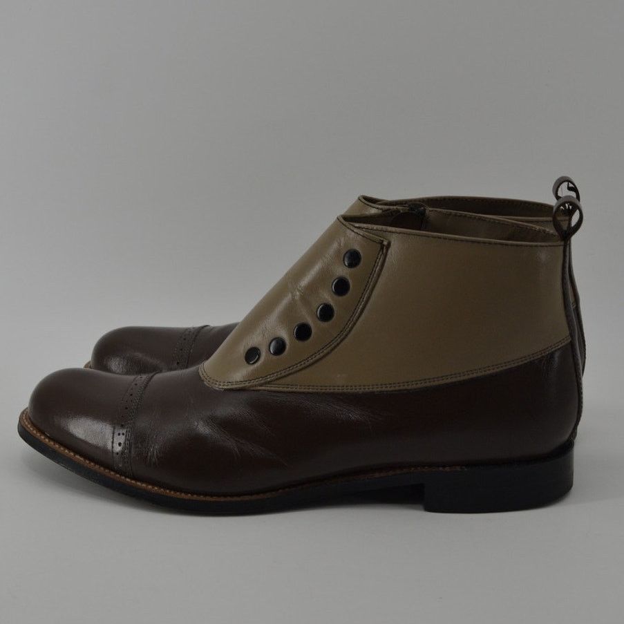 Stacy Adams Stacy Adams Mens Size 11 Madison Cap Toe Boots Gatsby Zip Size US 11 / EU 44 - 12 Thumbnail