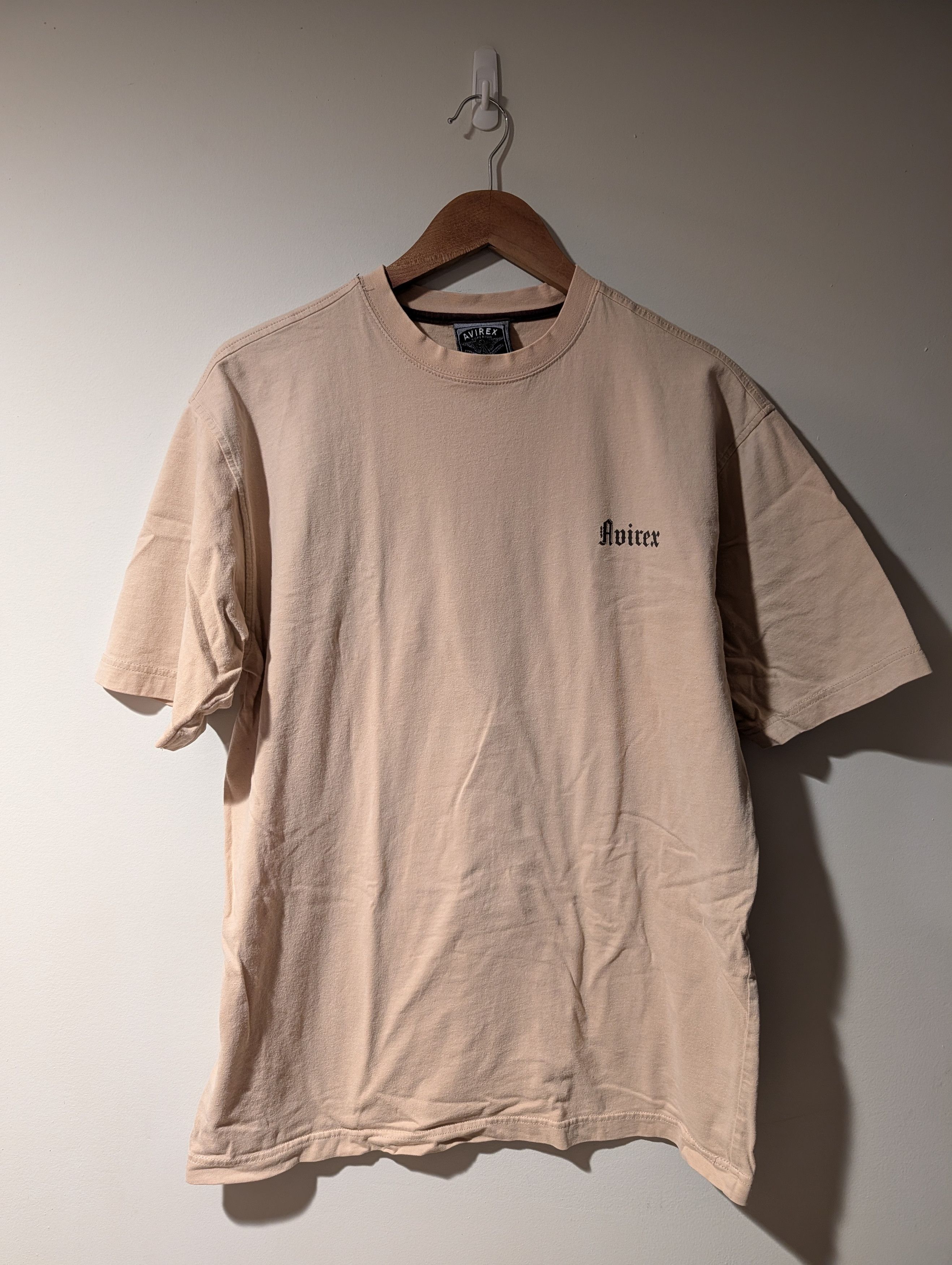 Avirex Vintage Y2K Avirex Mini Logo Essential Beige Medium T-Shirt Size US M / EU 48-50 / 2 - 1 Thumbnail