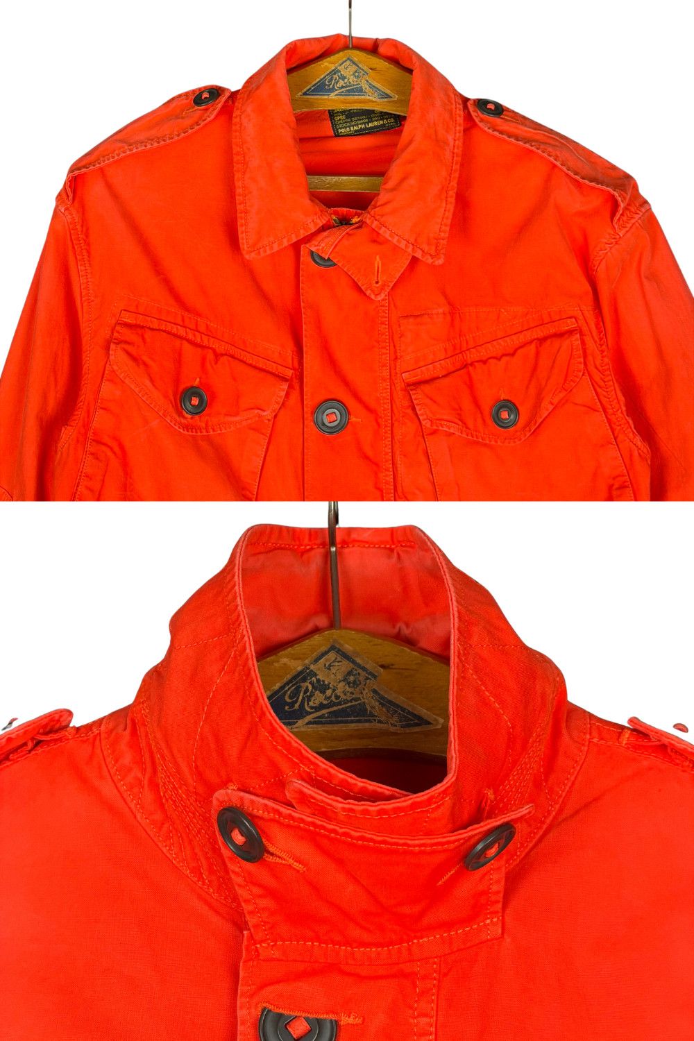 Polo Ralph Lauren 12ss Polo Ralph Lauren Military Field Jacket Orange M-65 Size US M / EU 48-50 / 2 - 5 Thumbnail