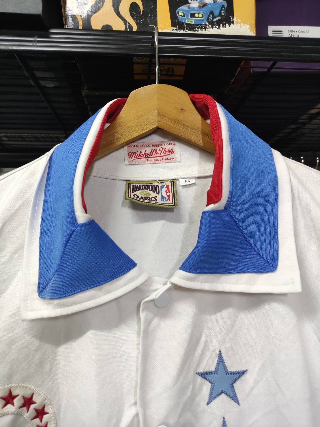 NBA Vtg Mitchell & Ness x NBA " Philadelphia 76ers " Warm Up Size US XXL / EU 58 / 5 - 3 Thumbnail