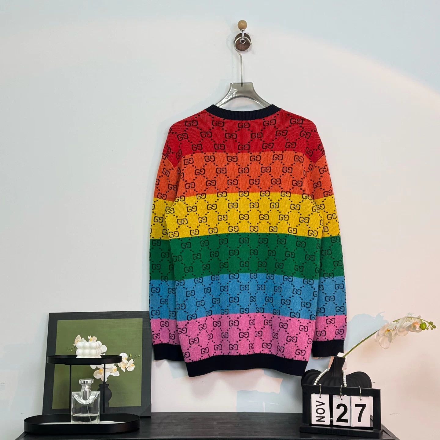 Gucci Gucci Rainbow Series Monogram Logo Sweater, Size S, 99% New Size US S / EU 44-46 / 1 - 2 Thumbnail