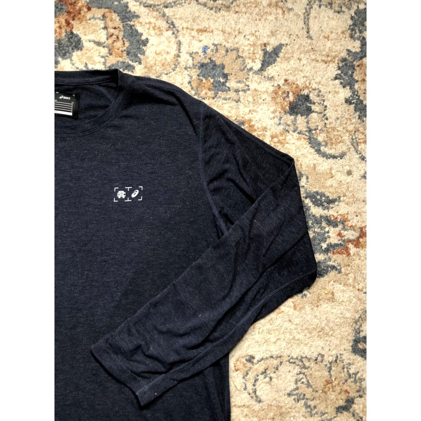 Reigning Champ Reigning Champ x ASICS Shirt Mens Large Navy Long Sleeve Graphic Logo Athletic Size US L / EU 52-54 / 3 - 4 Thumbnail