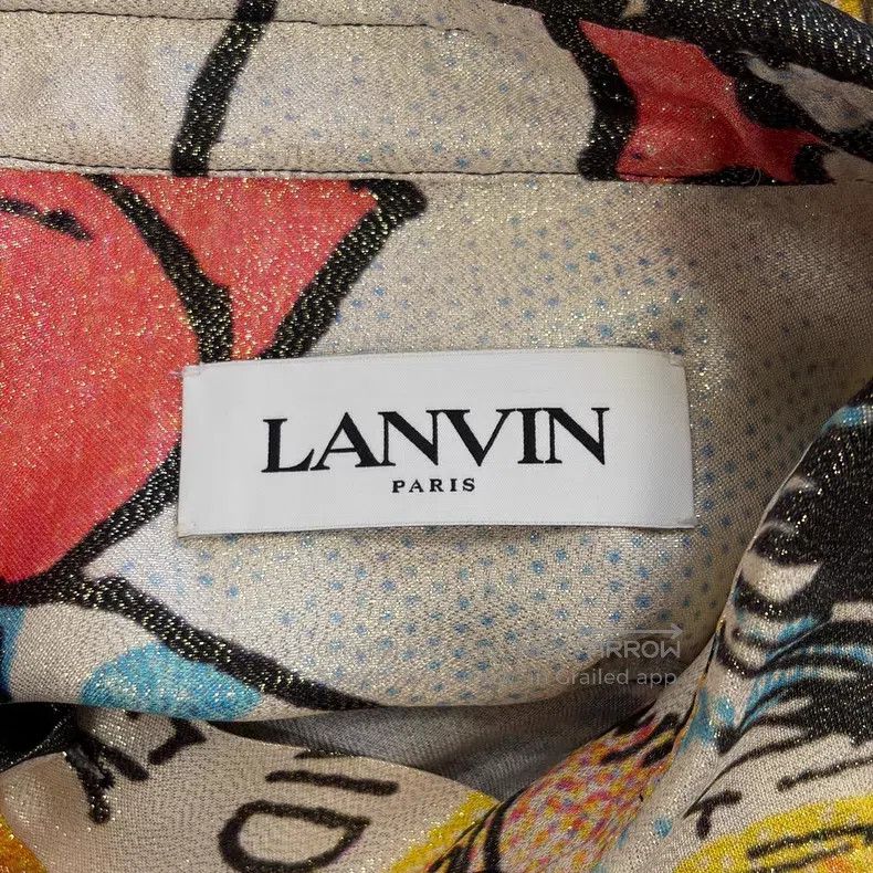 Lanvin Lanvin 20ss Nemo all-over printed blouse| Size XS / US 0-2 / IT 36-38 - 6 Thumbnail