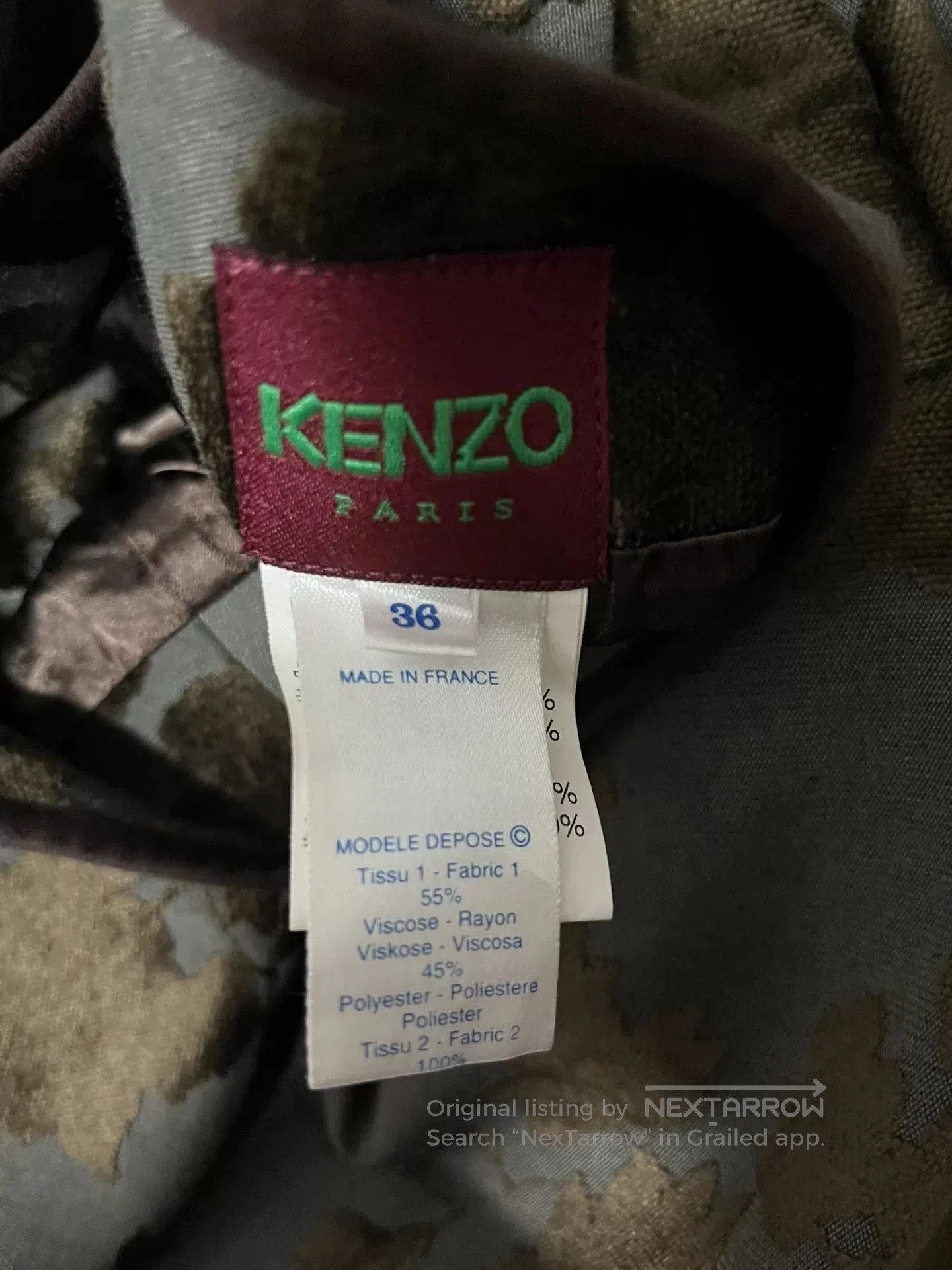 Kenzo Kenzo Floral Velvet One. Size 28" / US 6 / IT 42 - 7 Thumbnail