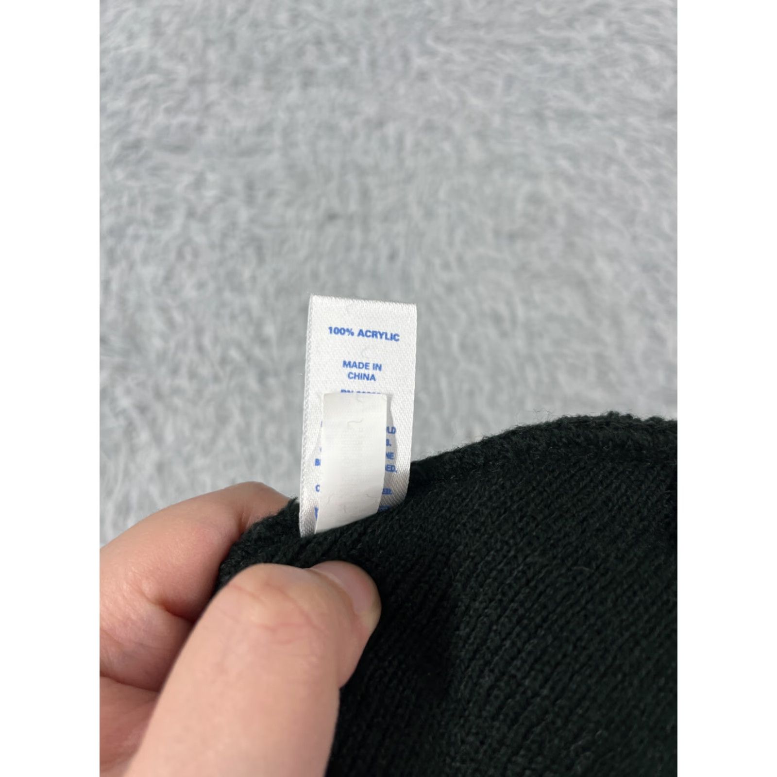 Port & Company VINTAGE SB Beanie Toque Adult One Size Black Knit Embroidered Acrylic Port & Company Size ONE SIZE - 8 Thumbnail