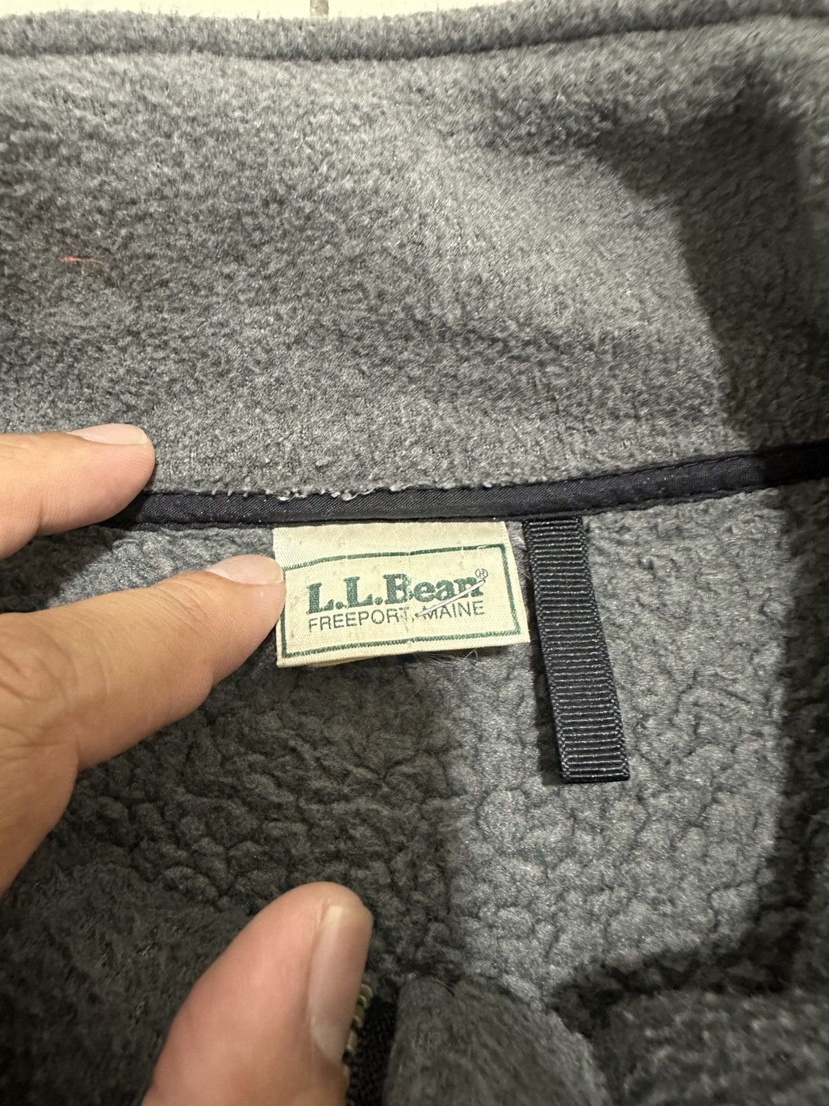 L.L. Bean Vintage 80’s L.L. Bean Zipper Sweater Fleece made in USA Size US L / EU 52-54 / 3 - 4 Thumbnail
