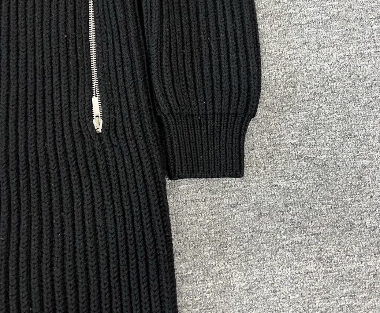 Dior Dior Long Zipper Stand up Collar Wool Knitted Jacket Size US M / EU 48-50 / 2 - 4 Thumbnail