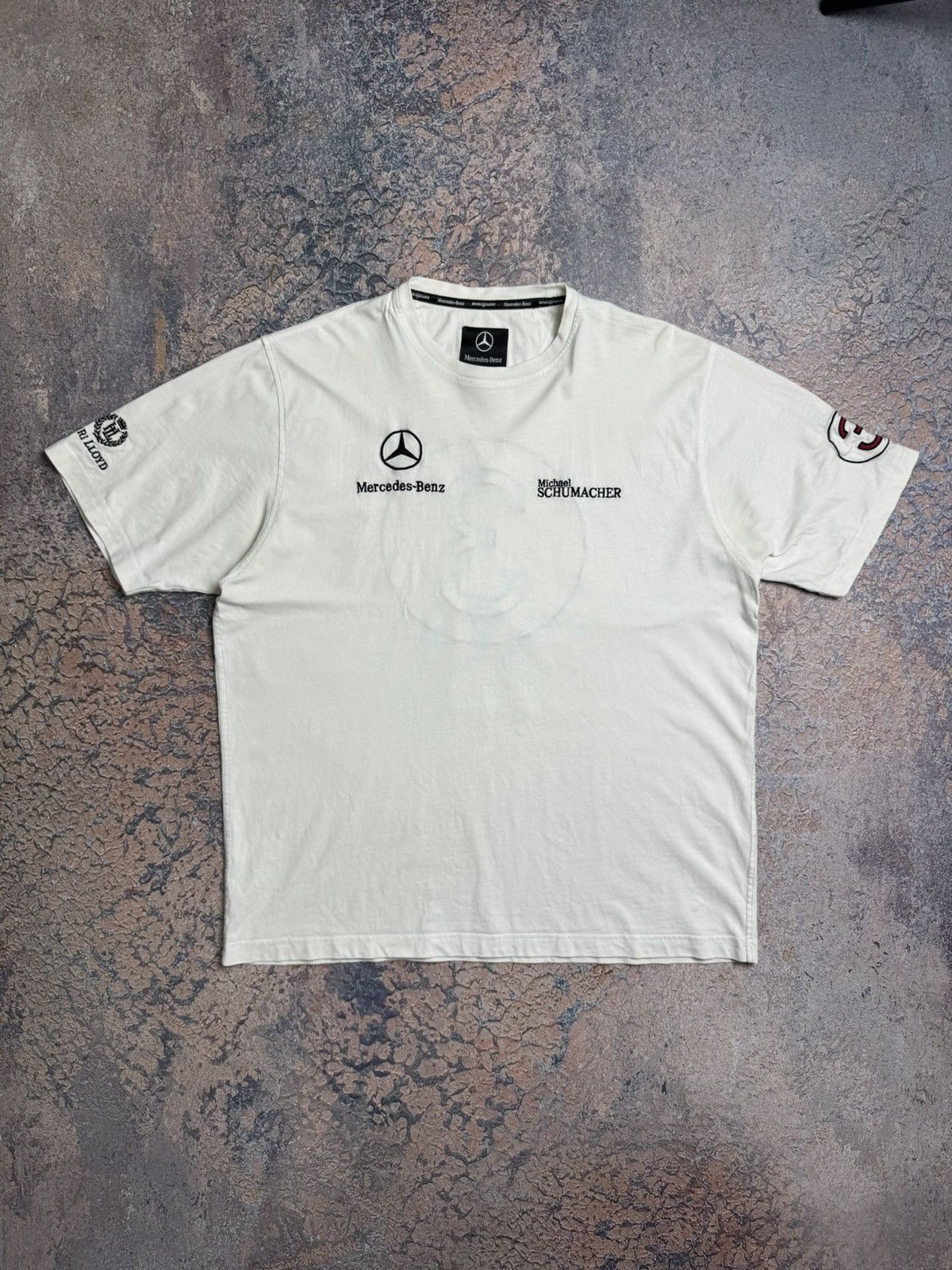 Mercedes-Benz Mercedes Benz Henri Lloyd Mens Logo T-Shirt Size XL White Size US XL / EU 56 / 4 - 1 Thumbnail