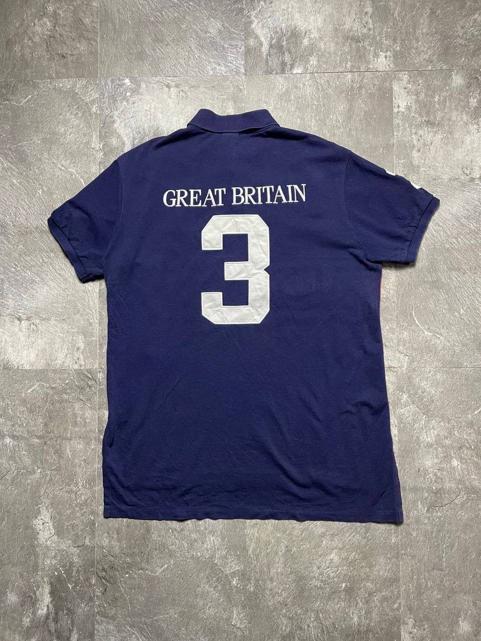 Polo Ralph Lauren Vintage Polo Ralph Lauren Great Britain GRB Rugby Polo Shirt Size US L / EU 52-54 / 3 - 5 Thumbnail