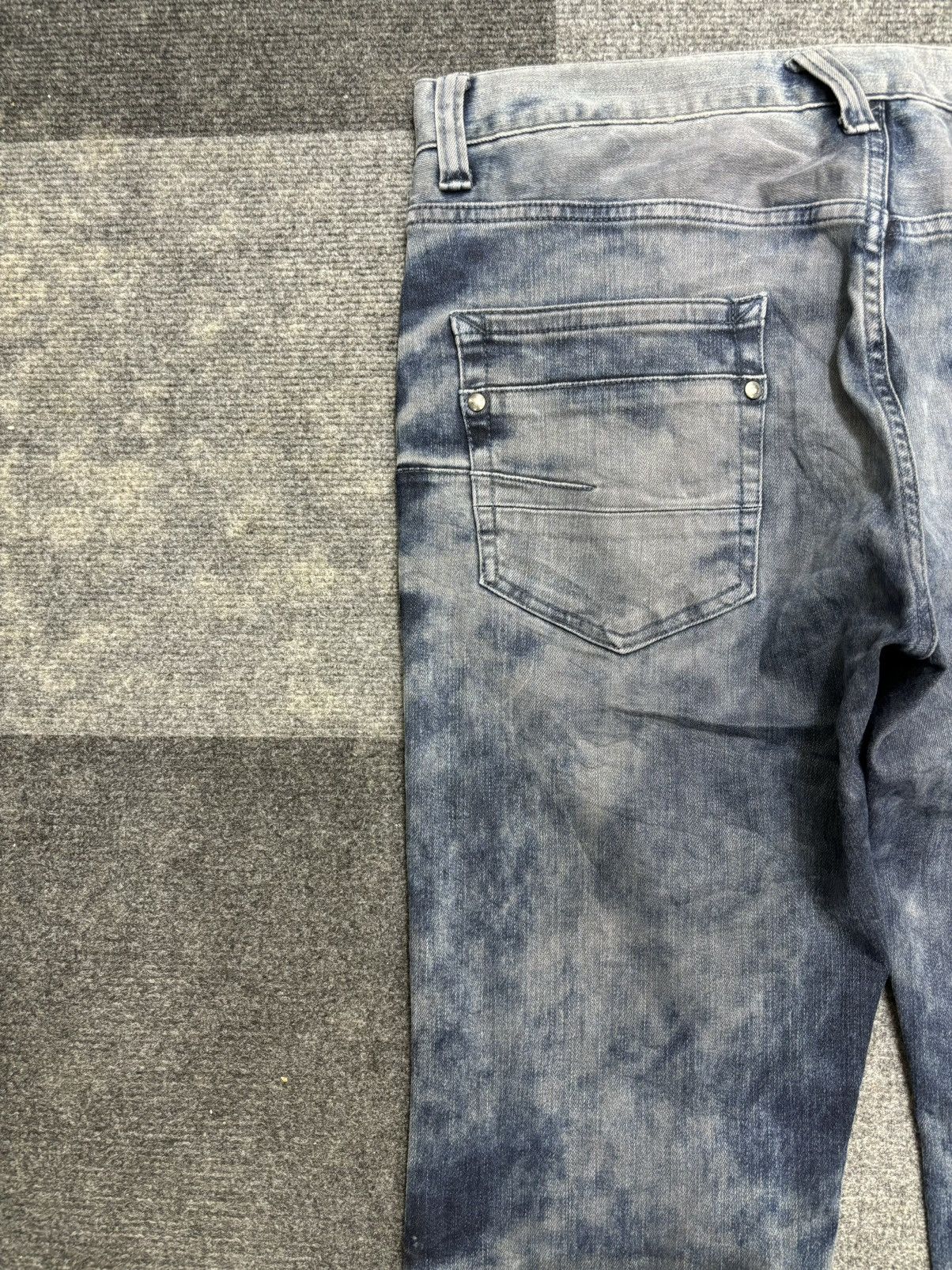 Japanese Brand 💥FLARE💥Insane Style Tornado Mart Japan Flare Denim F466 Size US 35 - 14 Thumbnail
