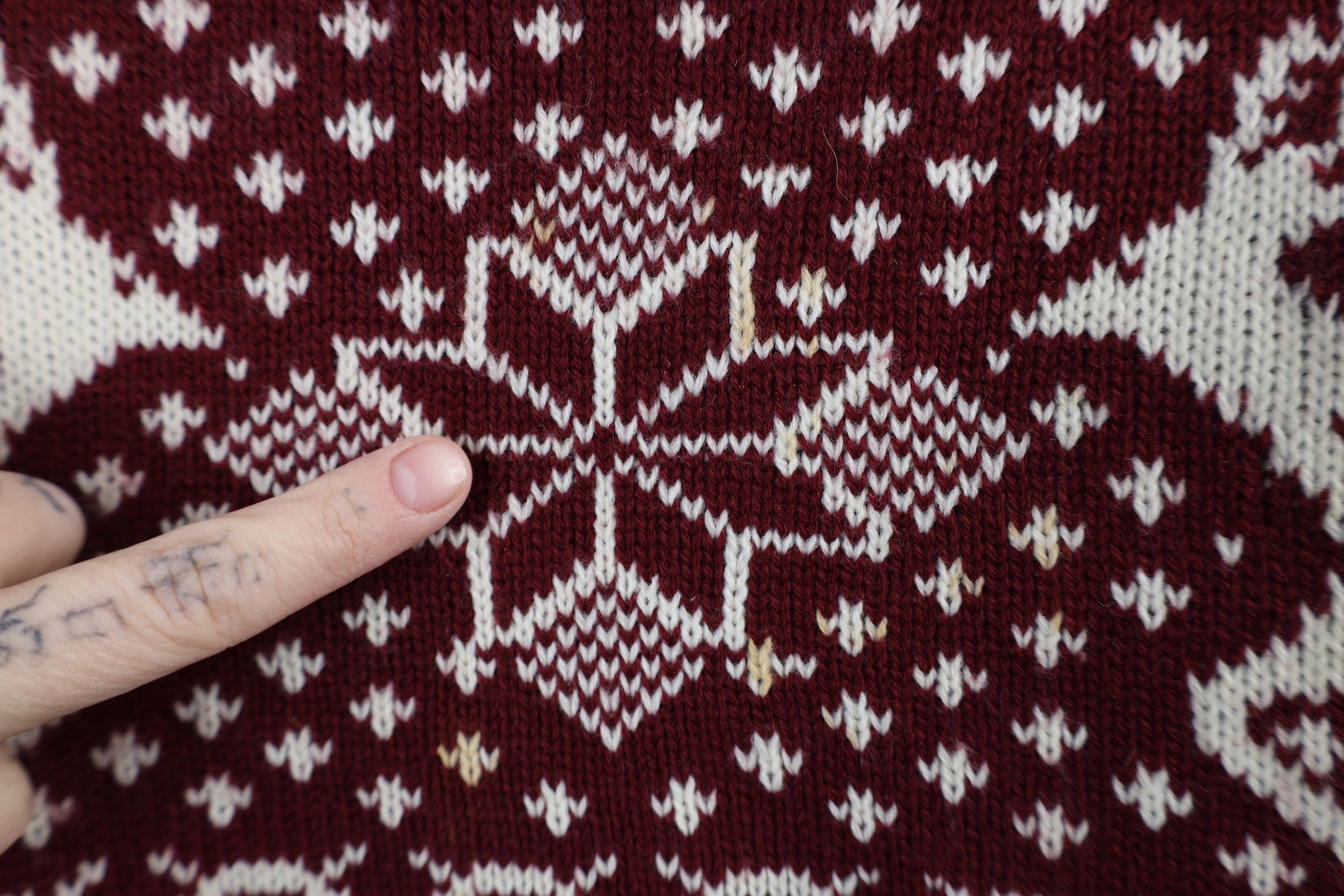 Vintage Vintage 70s Streetwear Fair Isle Reindeer Cable Knit Sweater Size US M / EU 48-50 / 2 - 6 Thumbnail
