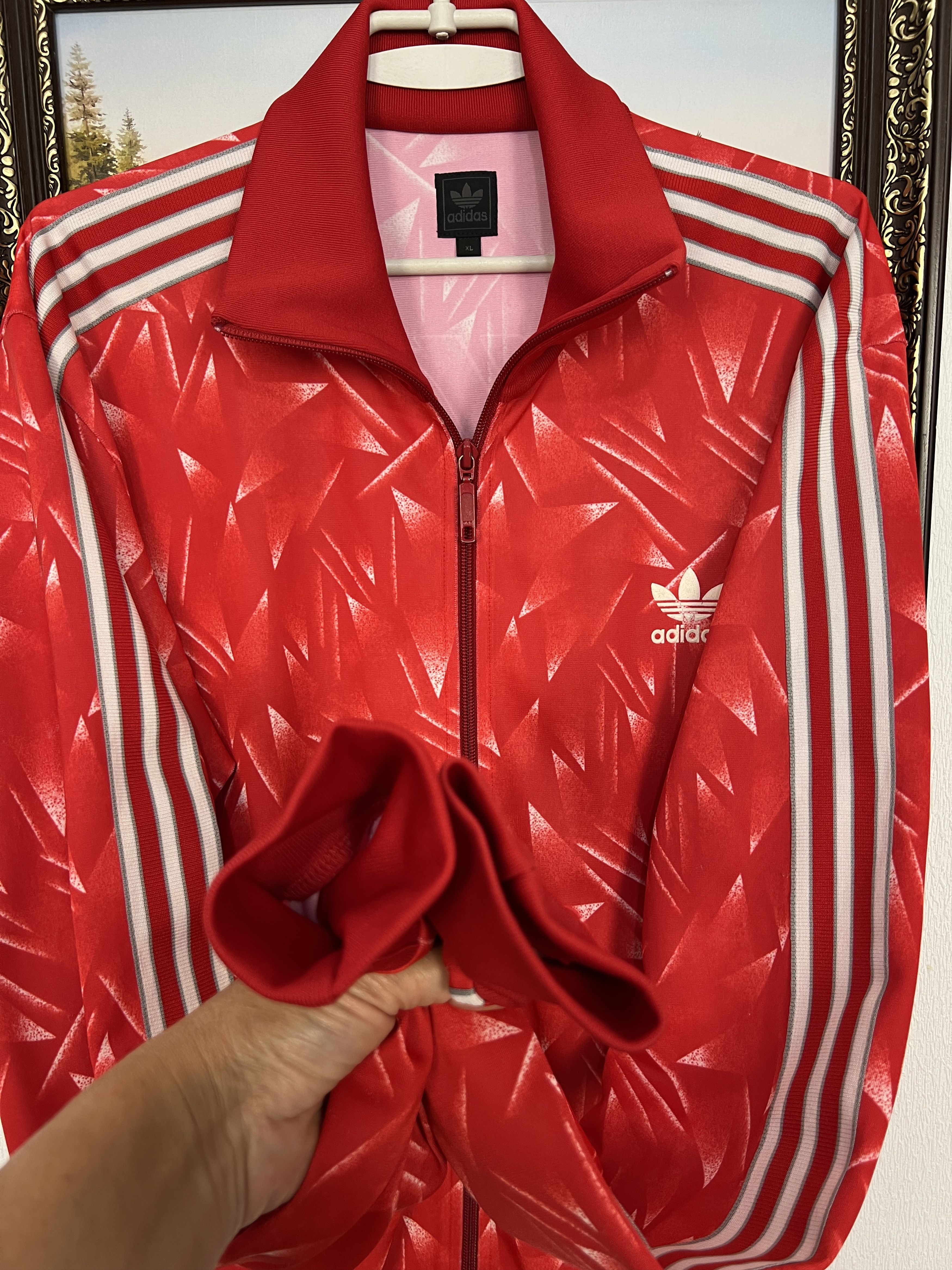 Adidas 1989 Liverpool Retro Adidas Originals Football Jacket Soccer Size US XL / EU 56 / 4 - 6 Thumbnail