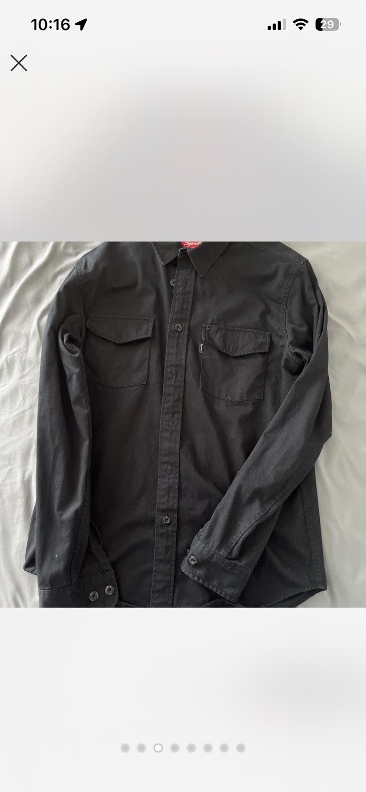 Supreme Supreme Black Flannel Shirt Size US M / EU 48-50 / 2 - 3 Thumbnail