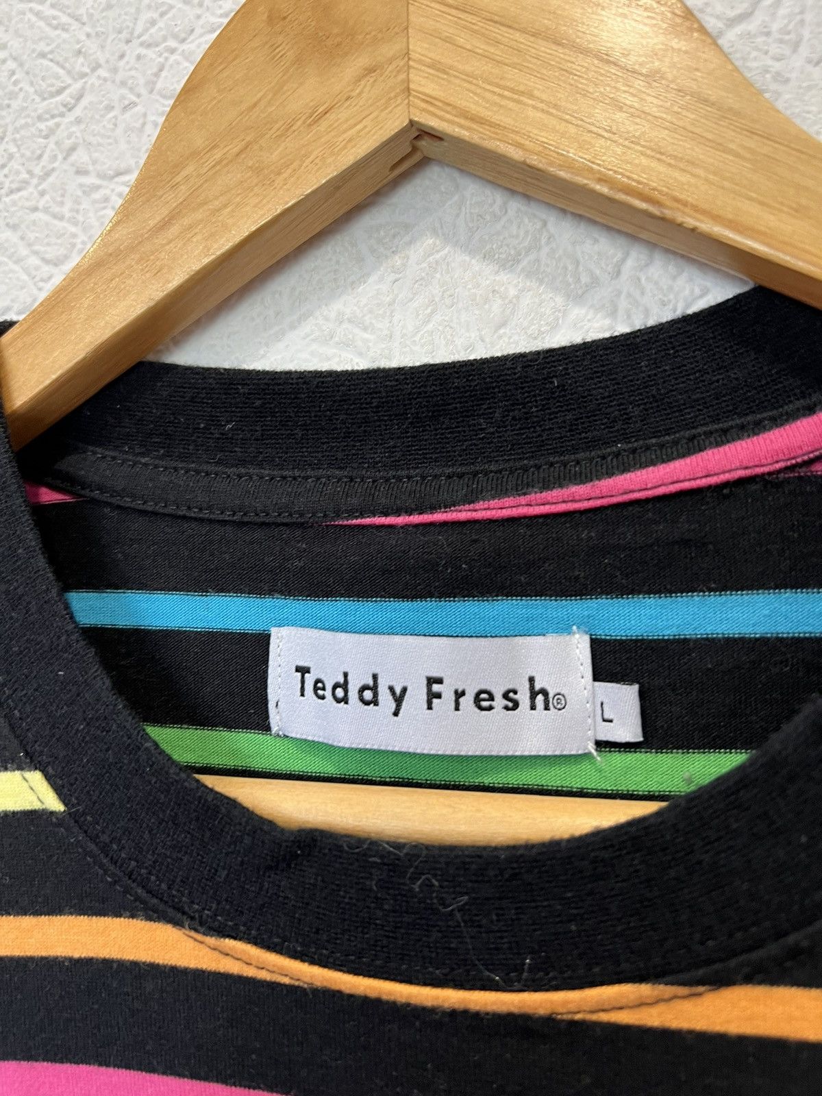 Teddy Fresh Teddy Fresh Striped Multicolor T Shirt Tee Size US L / EU 52-54 / 3 - 3 Thumbnail