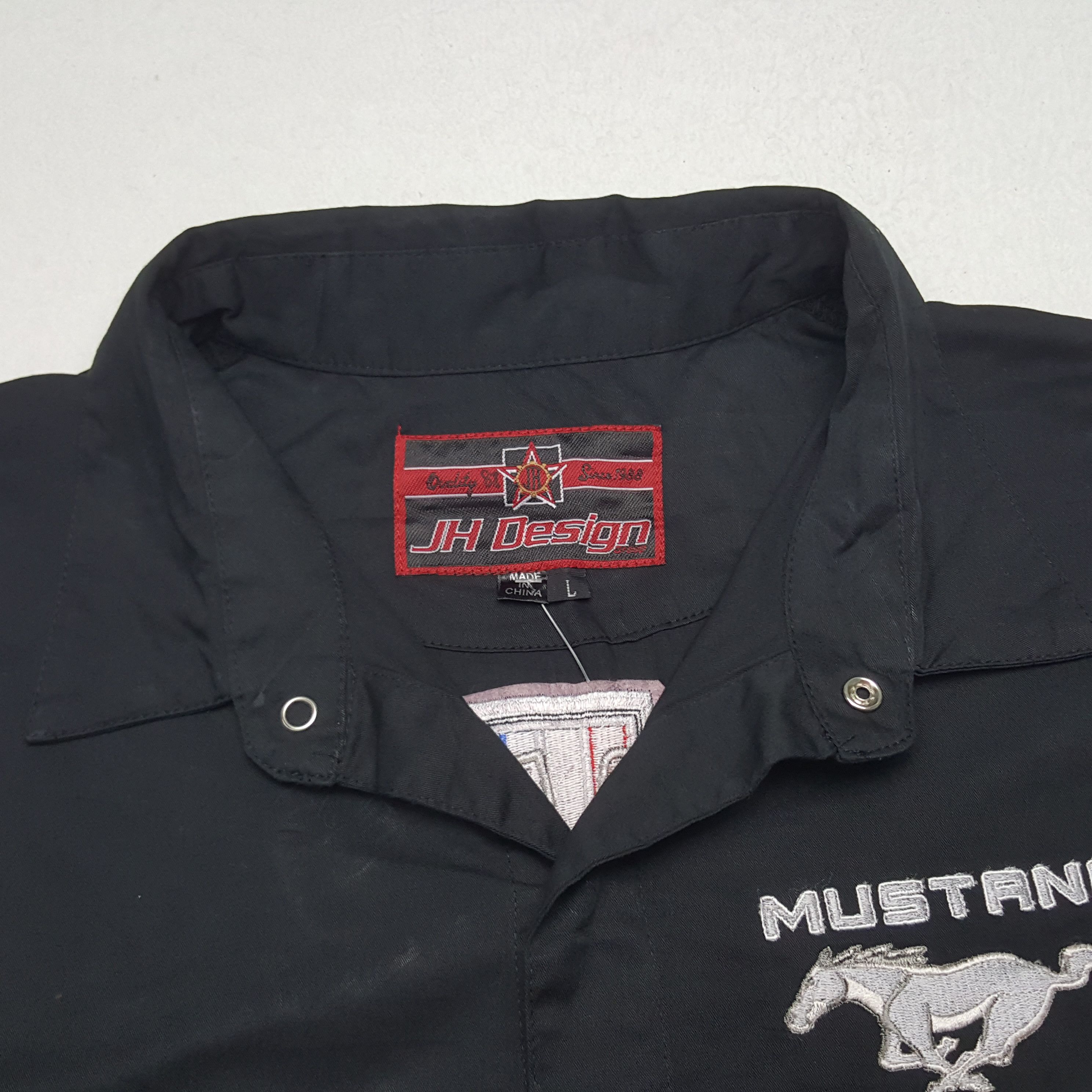 Ford × Mustang × Vintage Vintage Mustang Racing Supercar Shirt Button Up Size US XL / EU 56 / 4 - 5 Thumbnail