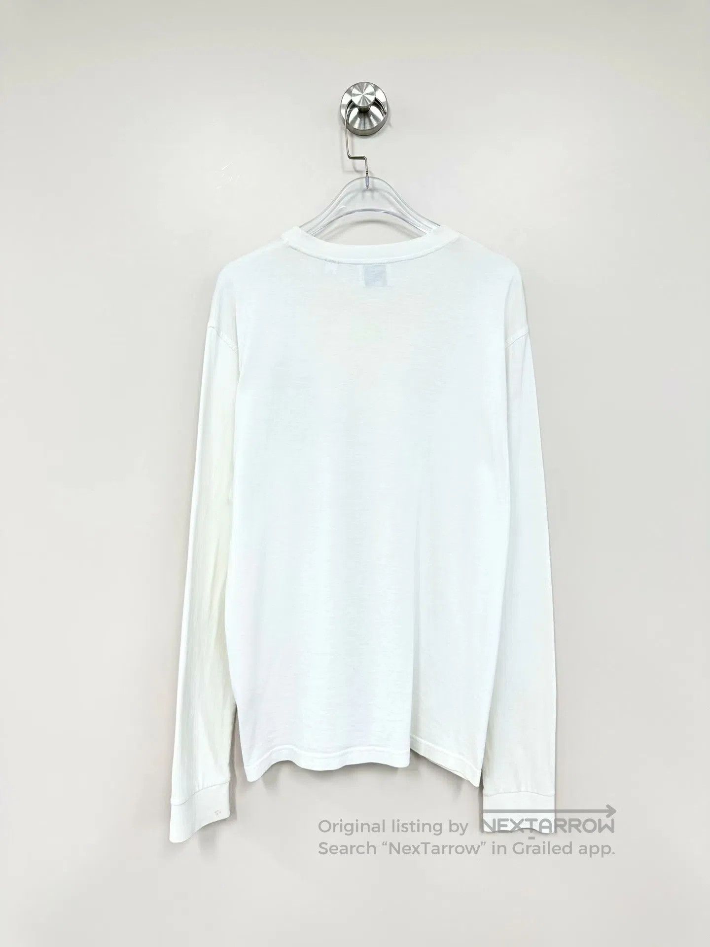 Burberry Burberry White Letter Logo Long Sleeve T-Shirt| Size US XXS / EU 40 - 2 Thumbnail