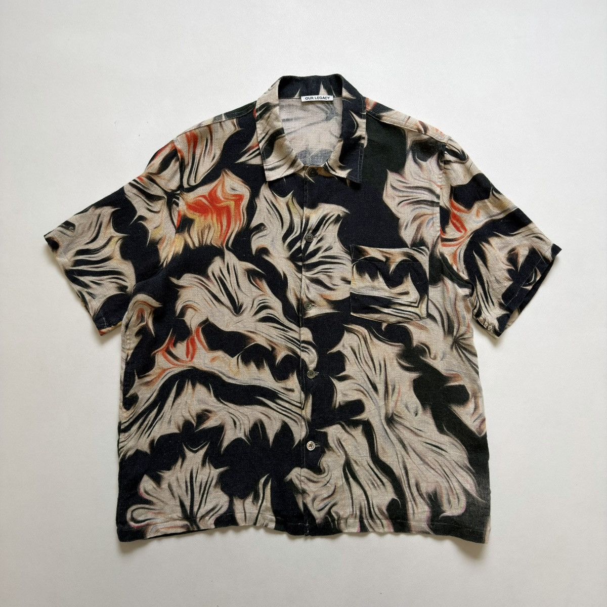 Our Legacy ‘Flame Platigra’ Print Box Shirt Size US M / EU 48-50 / 2 - 19 Thumbnail
