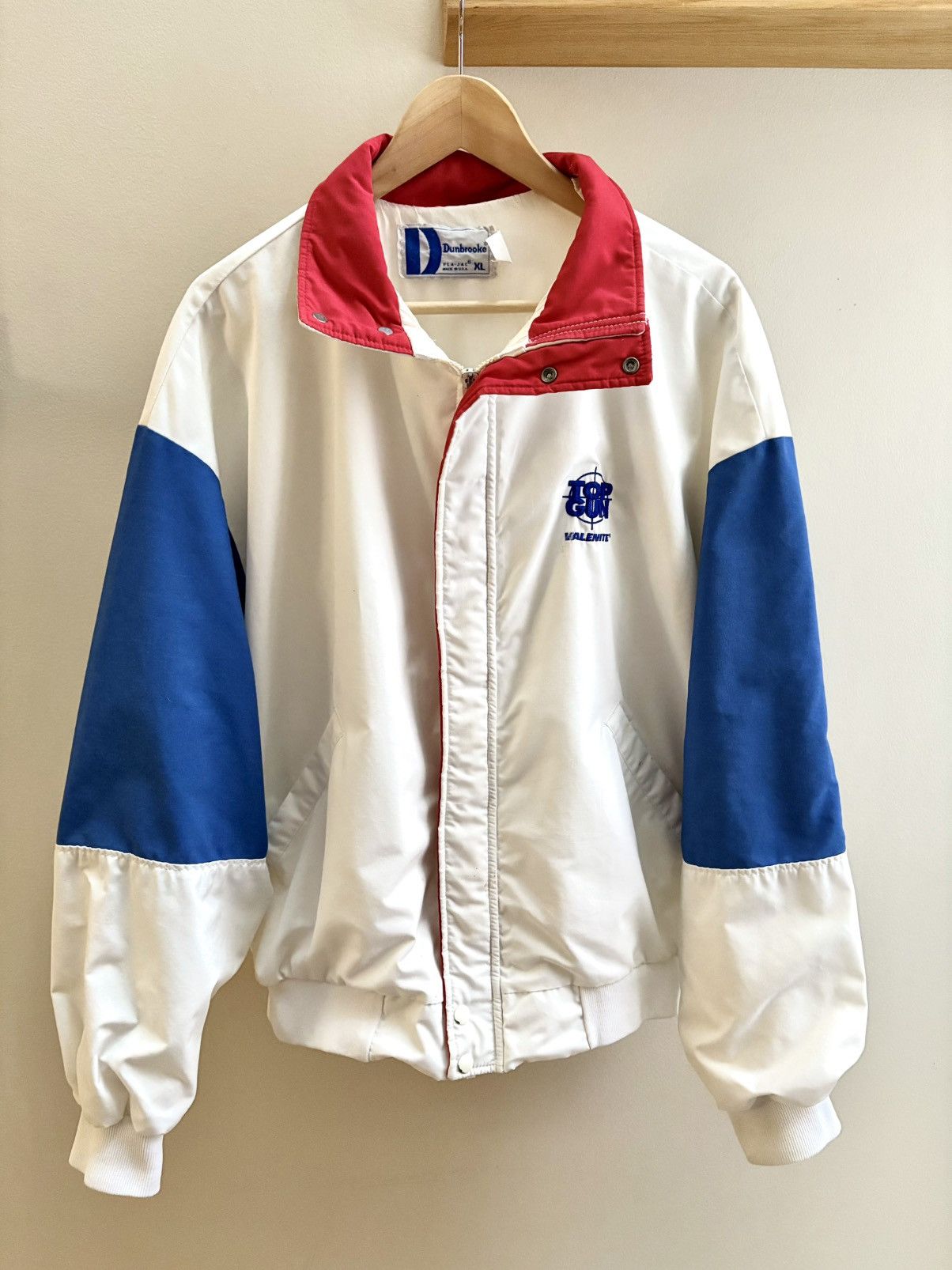 Dunbrooke Top Gun Valenite VTG late 80s Dunbrooke windbreaker jacket Size US XL / EU 56 / 4 - 1 Thumbnail