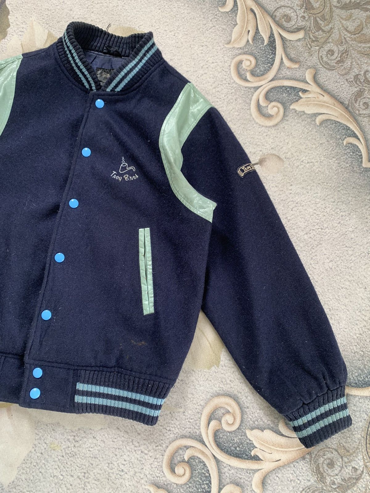 California Arts. × California Republic Vintage Troy Bros Varsity Wool Jacket Size US M / EU 48-50 / 2 - 4 Thumbnail