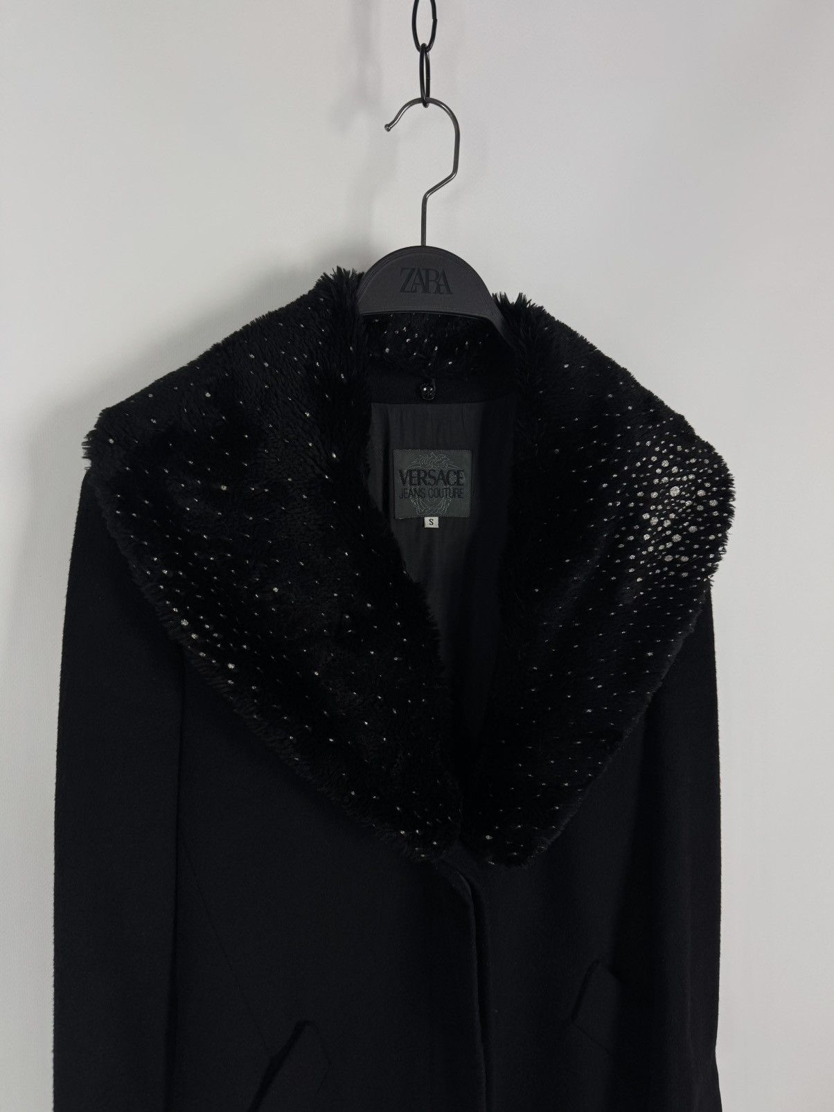 Versace Jeans Couture Vintage Versace Jeans Couture Wool Overcoat Size S / US 4 / IT 40 - 7 Thumbnail