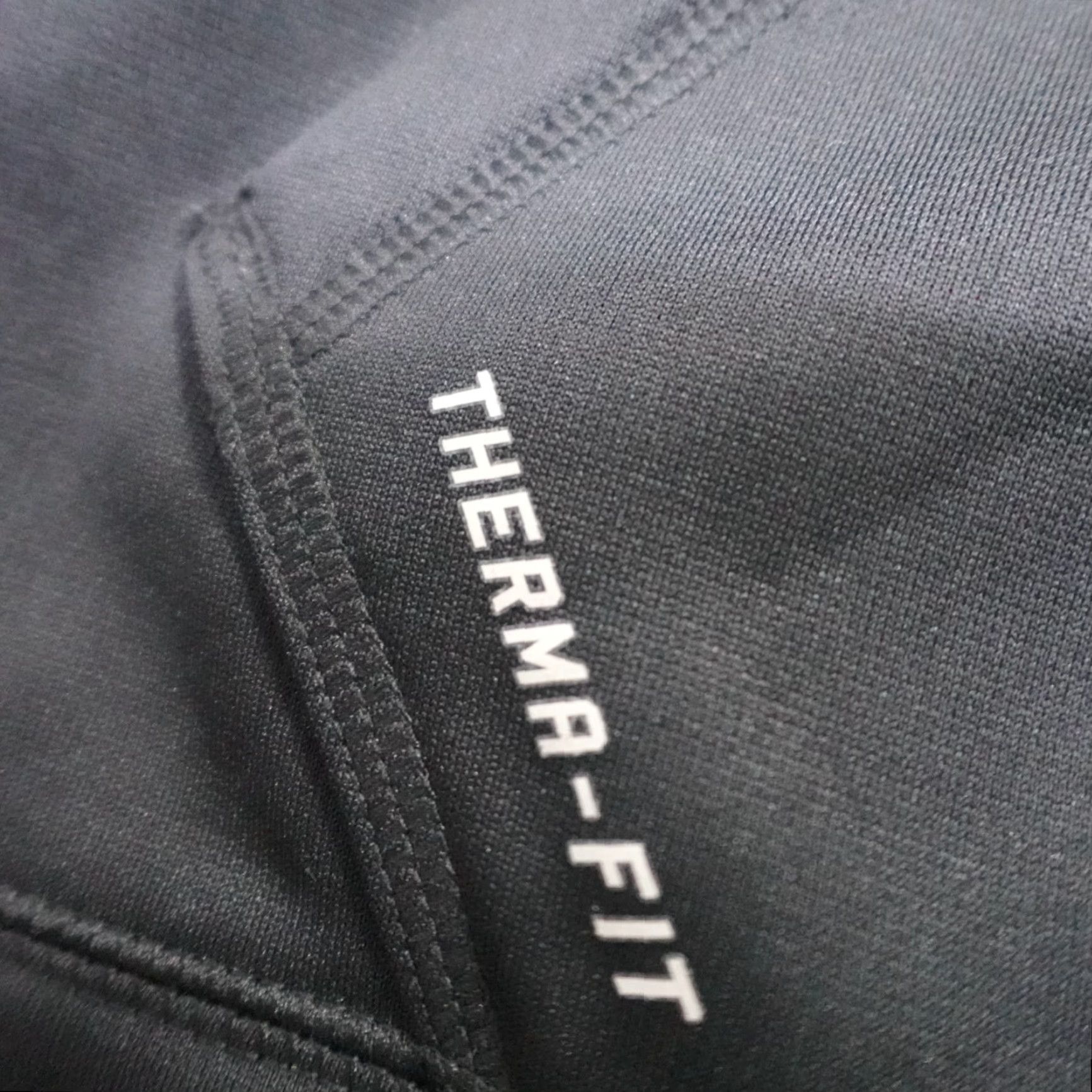 Nike VINTAGE Nike Full Zip Hoodie 3XL Black Satin Polyester Therma-Fit Football Men Hoodie mens Football 3XL Black Nike Hoodie Therma-Fit Full Zip Size US XXL / EU 58 / 5 - 2 Thumbnail