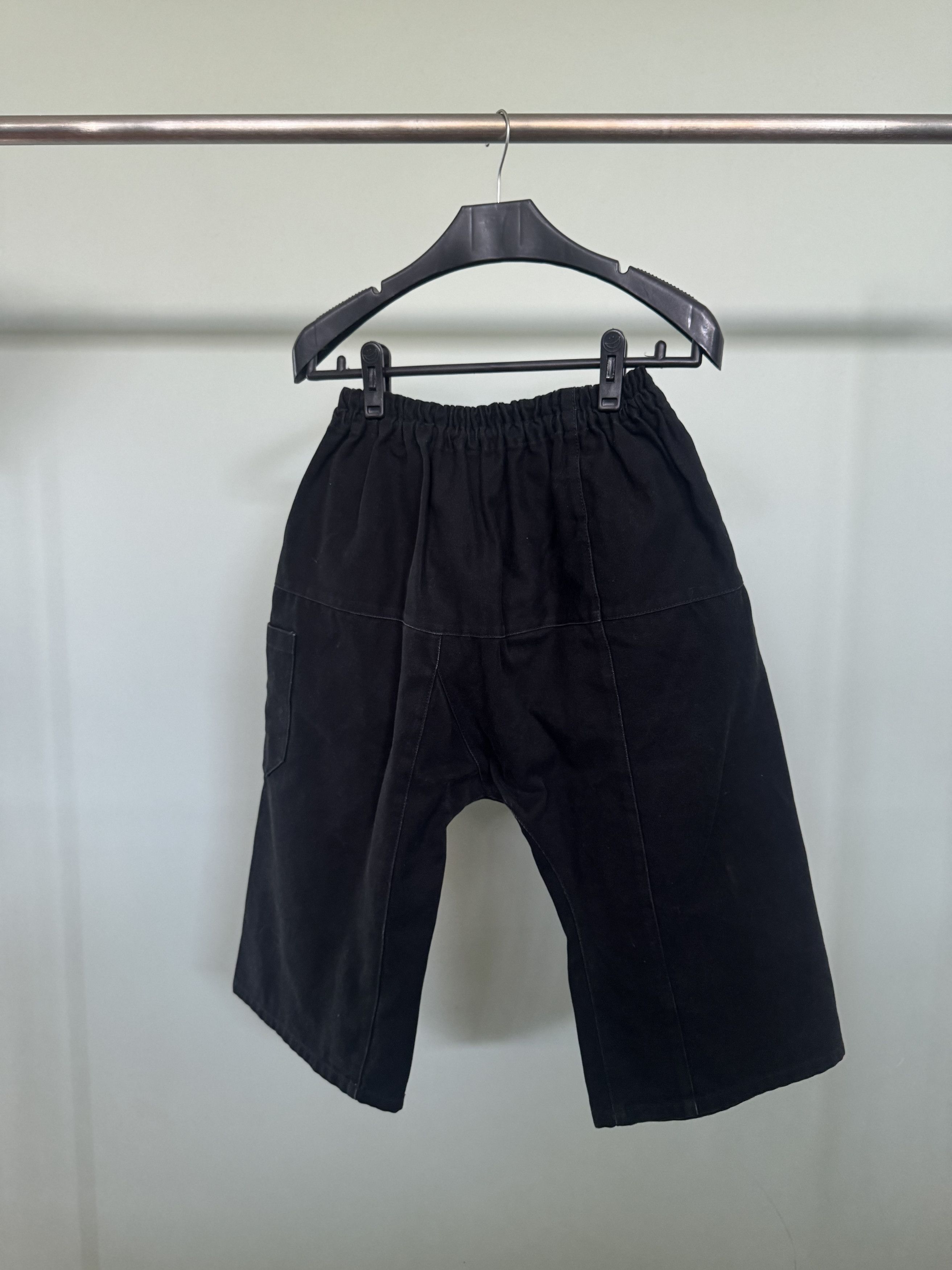 Raf Simons Black Runway Elastic Waist Cropped Pant Size US 28 / EU 44 - 2 Thumbnail