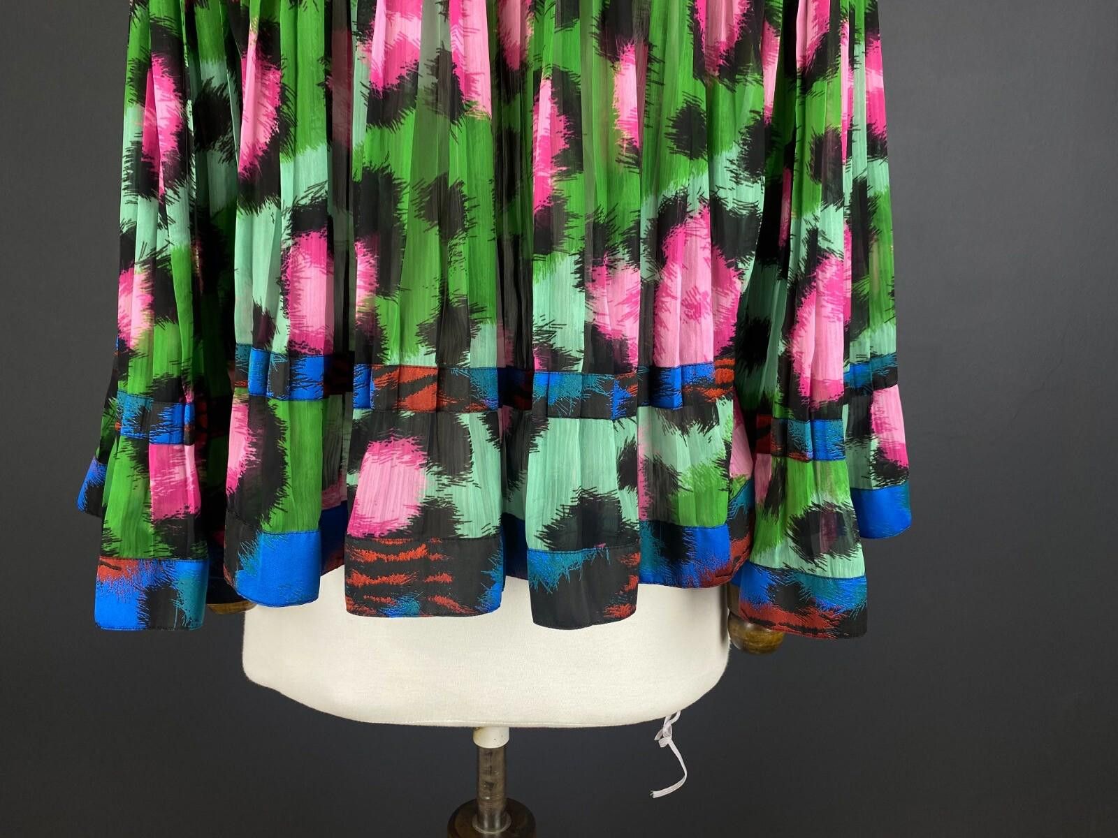 Designer Kenzo X H&M Multicolor Printed Blouse Shirt Size EU 38 US 8 Size M / US 6-8 / IT 42-44 - 9 Thumbnail