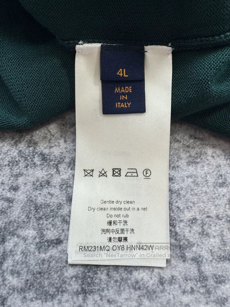 Louis Vuitton Louis Vuitton size 4L Dark green pin knitted short sleeve Size US M / EU 48-50 / 2 - 6 Thumbnail