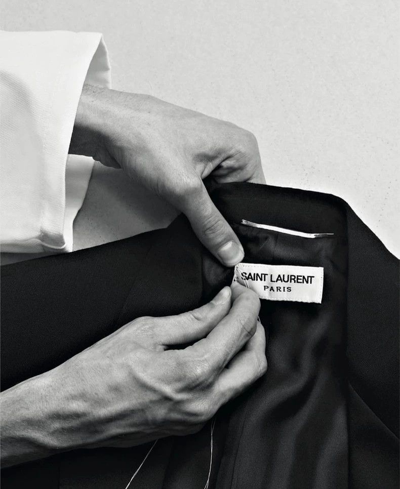 Saint Laurent Paris Saint Laurent Black Suit Jacket by Hedi Slimane Size US M / EU 48-50 / 2 - 1 Thumbnail
