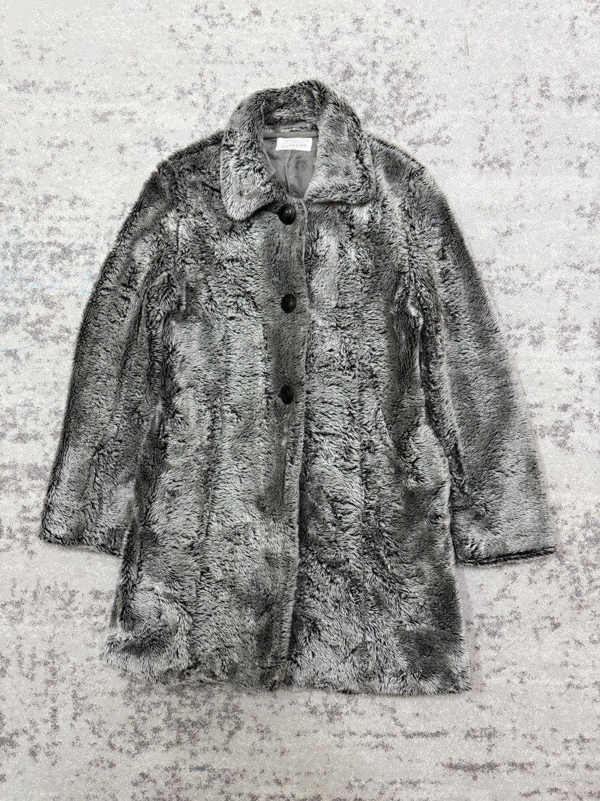 Japanese Brand PEYTON PLACE PPFM by FIVE FOX FAUX FUR LONG COAT JACKET Size S / US 4 / IT 40 - 3 Thumbnail