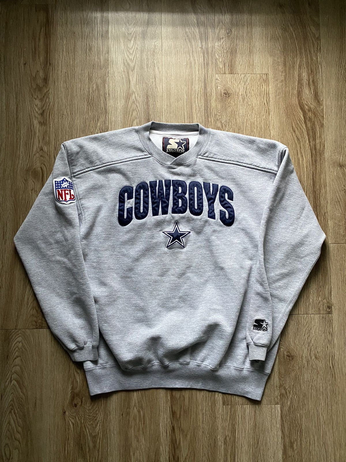 RARE Vintage 80s Distressed Dallas Cowboys by Starter Sweatshirt