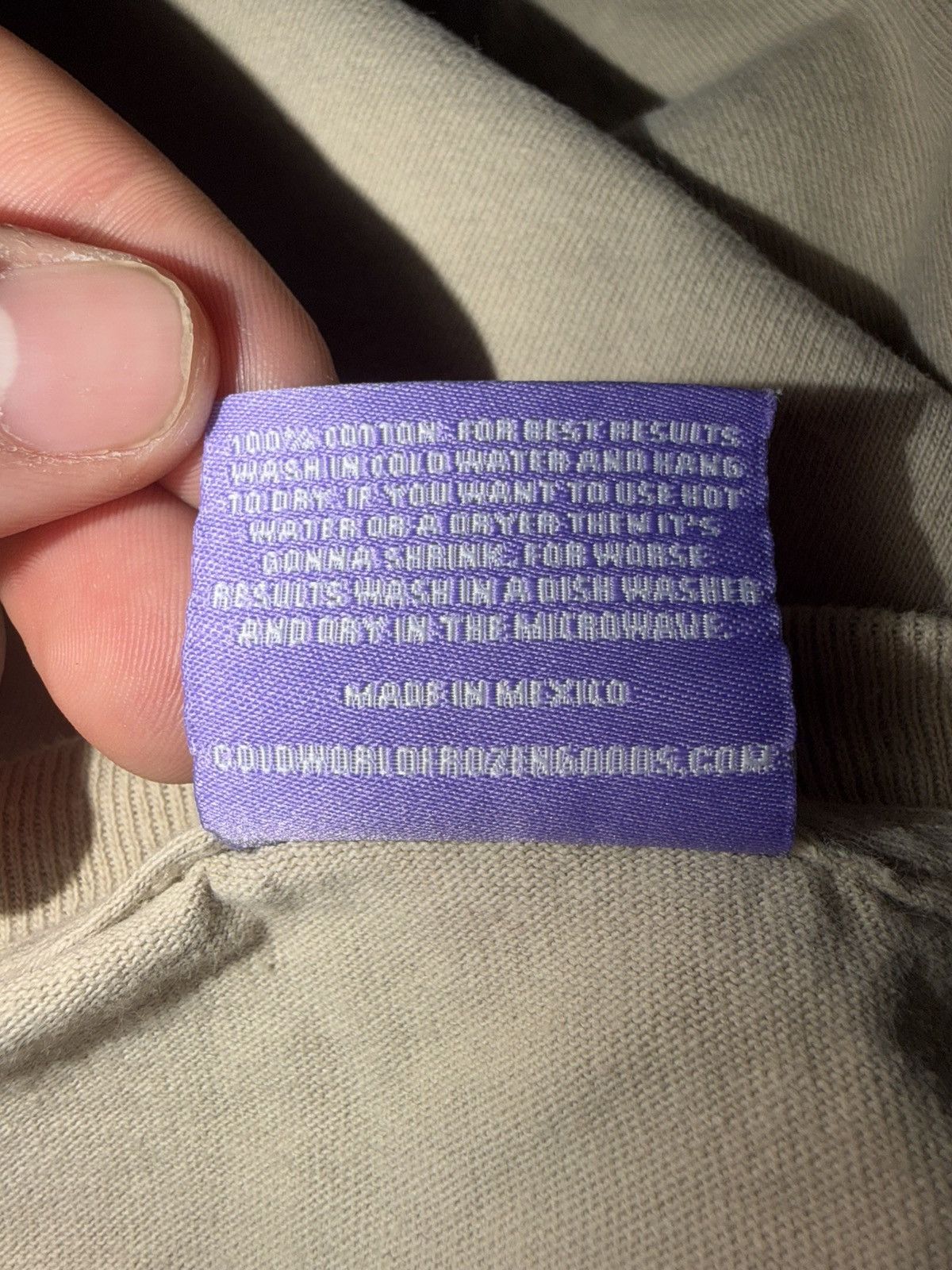 Cold World Frozen Goods Cold World Frozen Goods “Call My Work Tell Them I Died” Tee Size US XL / EU 56 / 4 - 6 Thumbnail