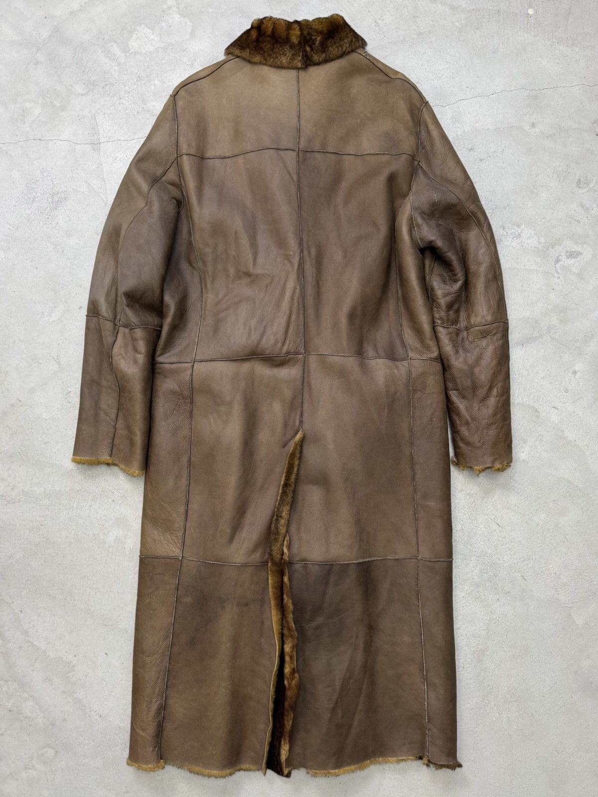 Giorgio Armani Giorgio Armani Reversible Lamb Long Coat Size US L / EU 52-54 / 3 - 7 Thumbnail