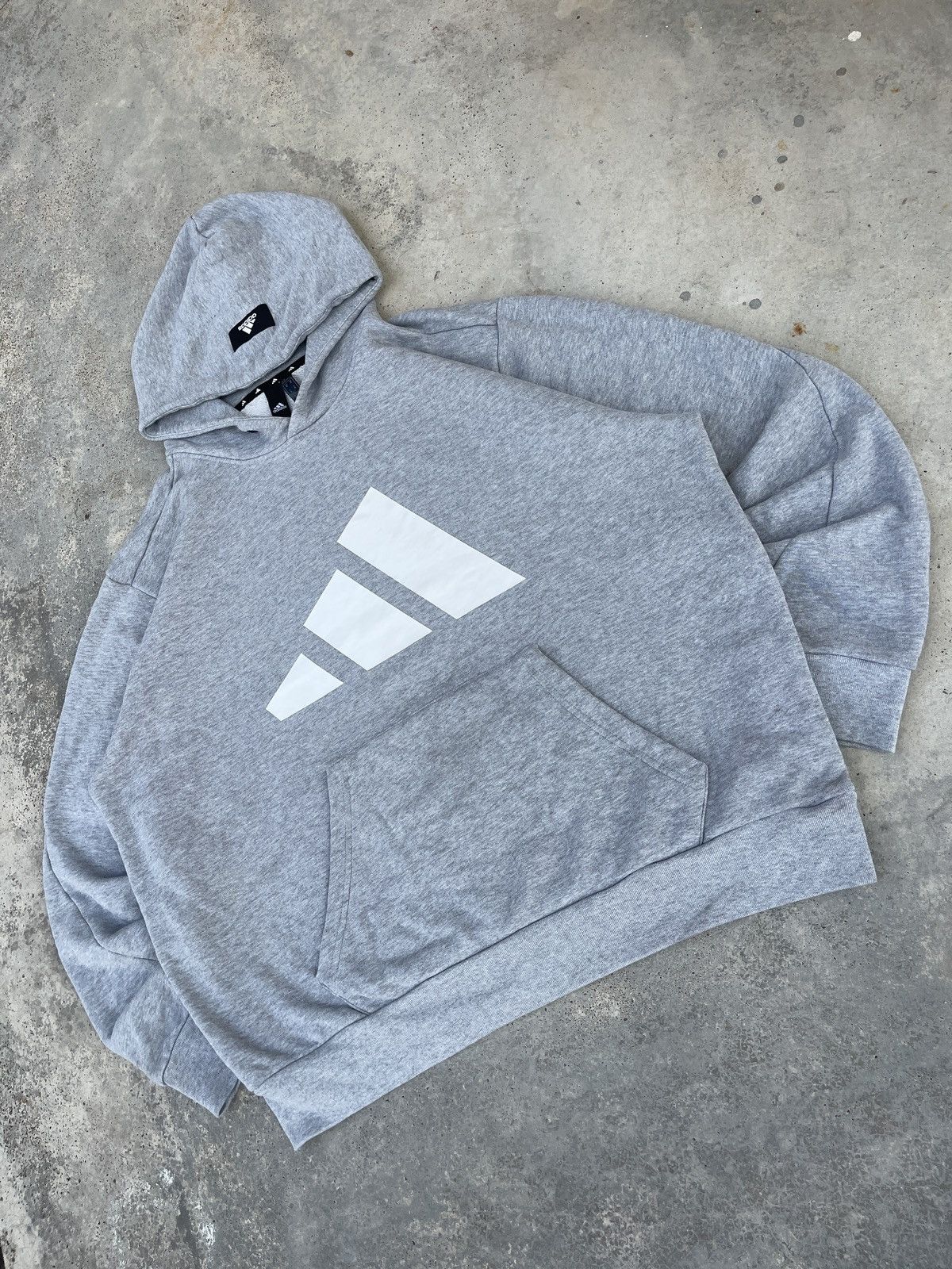 Adidas Adidas Big Logo Pullover Hoodie Size US XXL / EU 58 / 5 - 5 Thumbnail