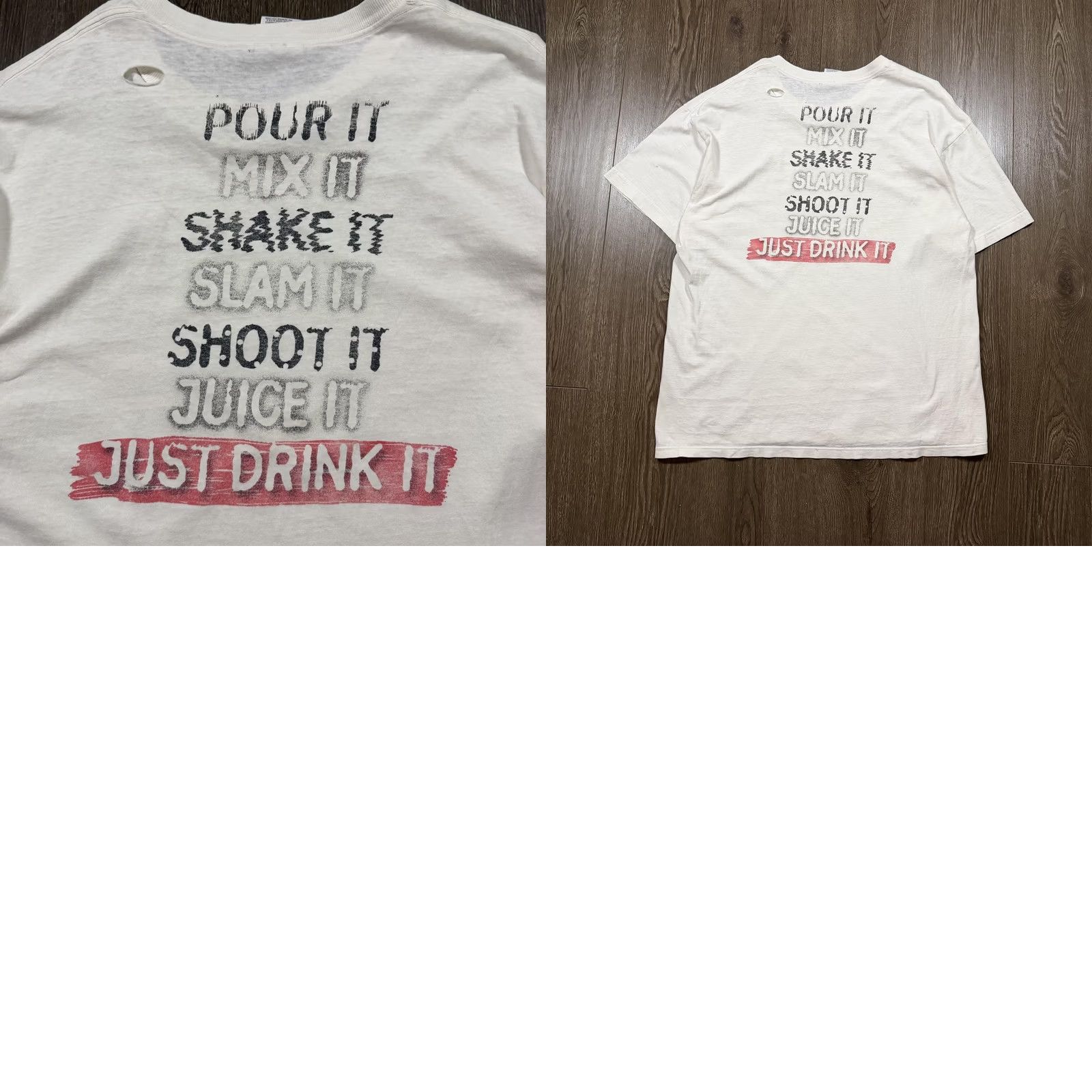 Vintage VINTAGE Touch of Gold shirt Mens XL White Slogan Graphic 90s Dr Vanillacuddy Shirt Mens XL White Tee Graphic Alcohol 90s Mens Clothing Size US XL / EU 56 / 4 - 8 Thumbnail