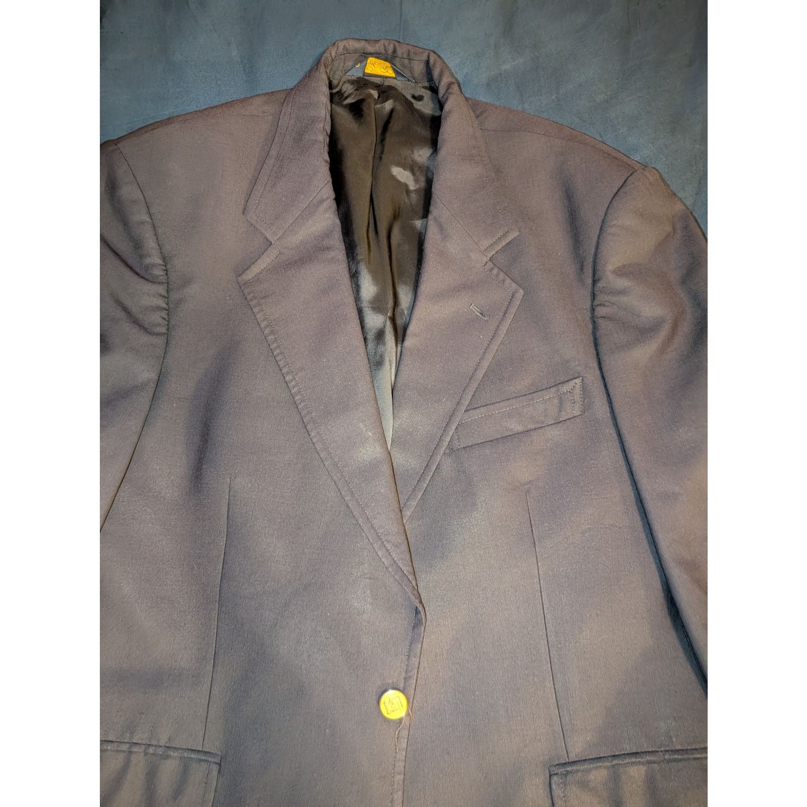 Brooks Brothers Brooks Brothers Brooksease Rayon Blazer Jacket Navy 40S Mens Size 38R - 2 Thumbnail