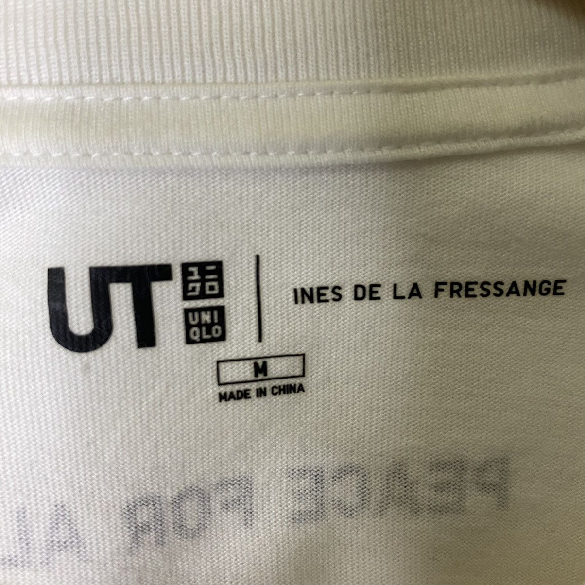 Designer × Japanese Brand Ines De La Fressange x Uniqlo Peace For All T Shirt Size US M / EU 48-50 / 2 - 4 Thumbnail