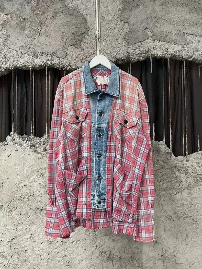 Greg Lauren Greg Lauren Plaid Button. Size US M / EU 48-50 / 2 - 1 Thumbnail