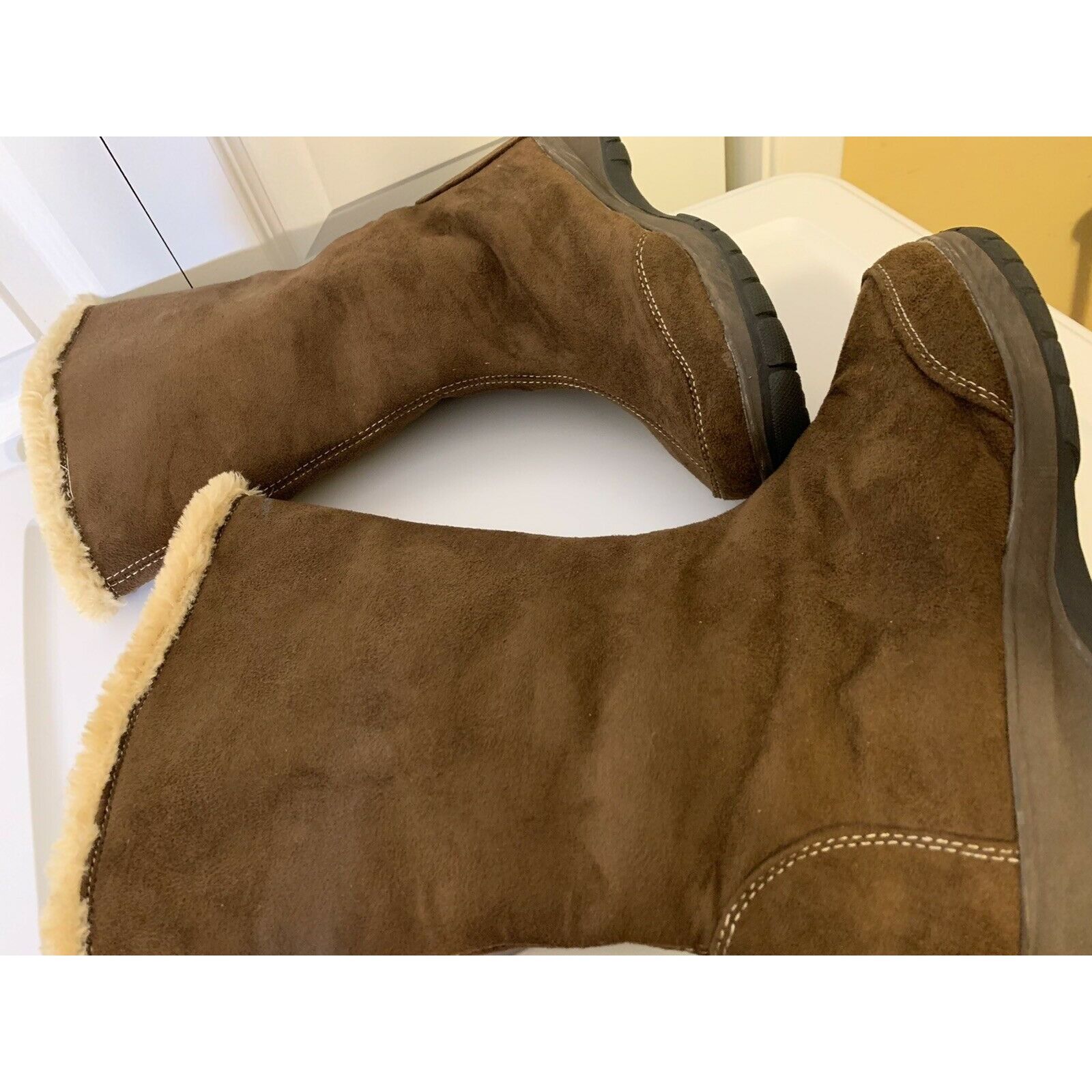 Other Itasca Blitzen Womens sz 9 Brown Suede Winter Warm Fur Lined Size US 9 / IT 39 - 6 Thumbnail