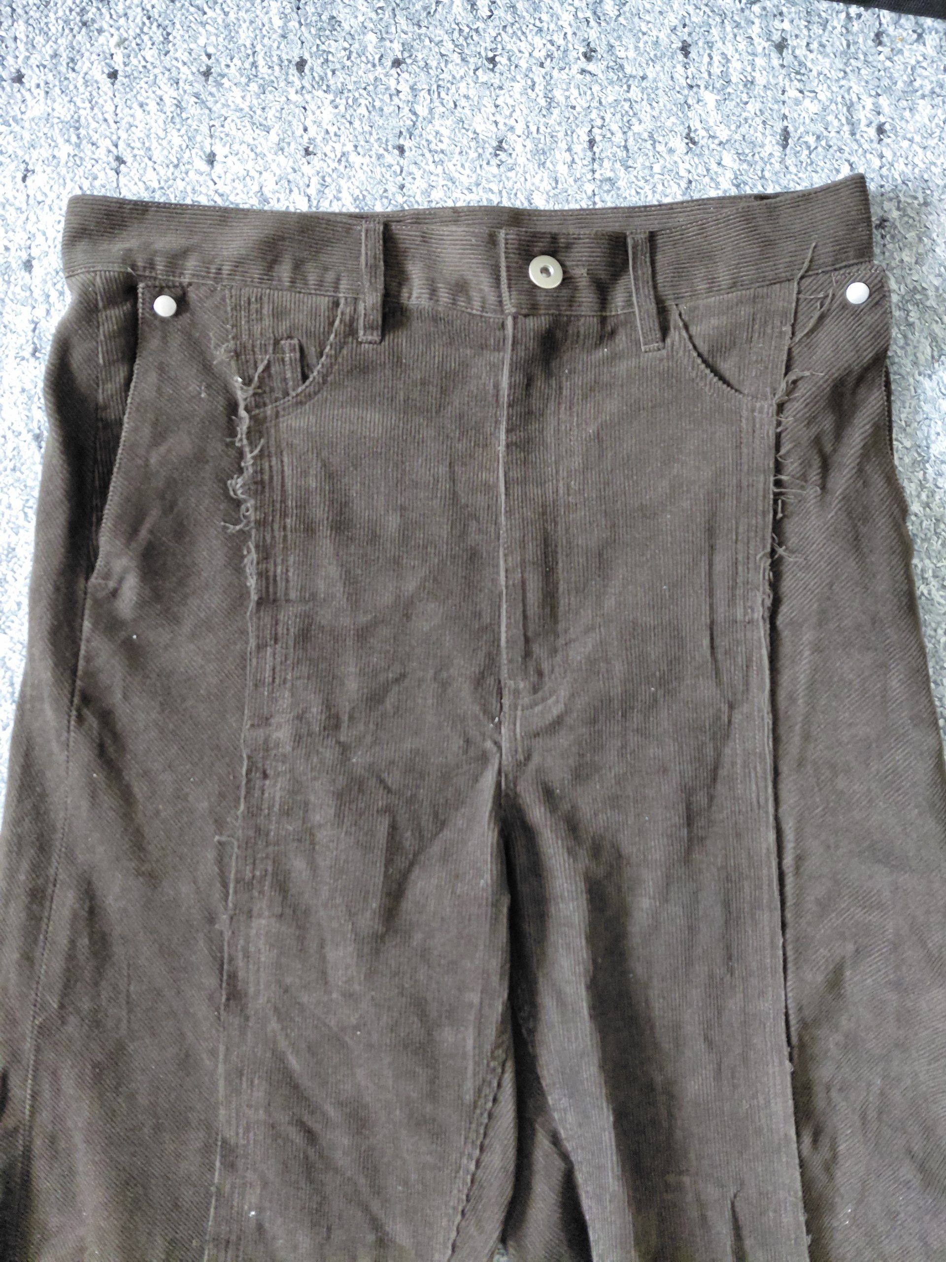 Vuja De Vuja De Studio Adagio Corduroy Reconstructed Trousers Brown Size US 30 / EU 46 - 5 Thumbnail