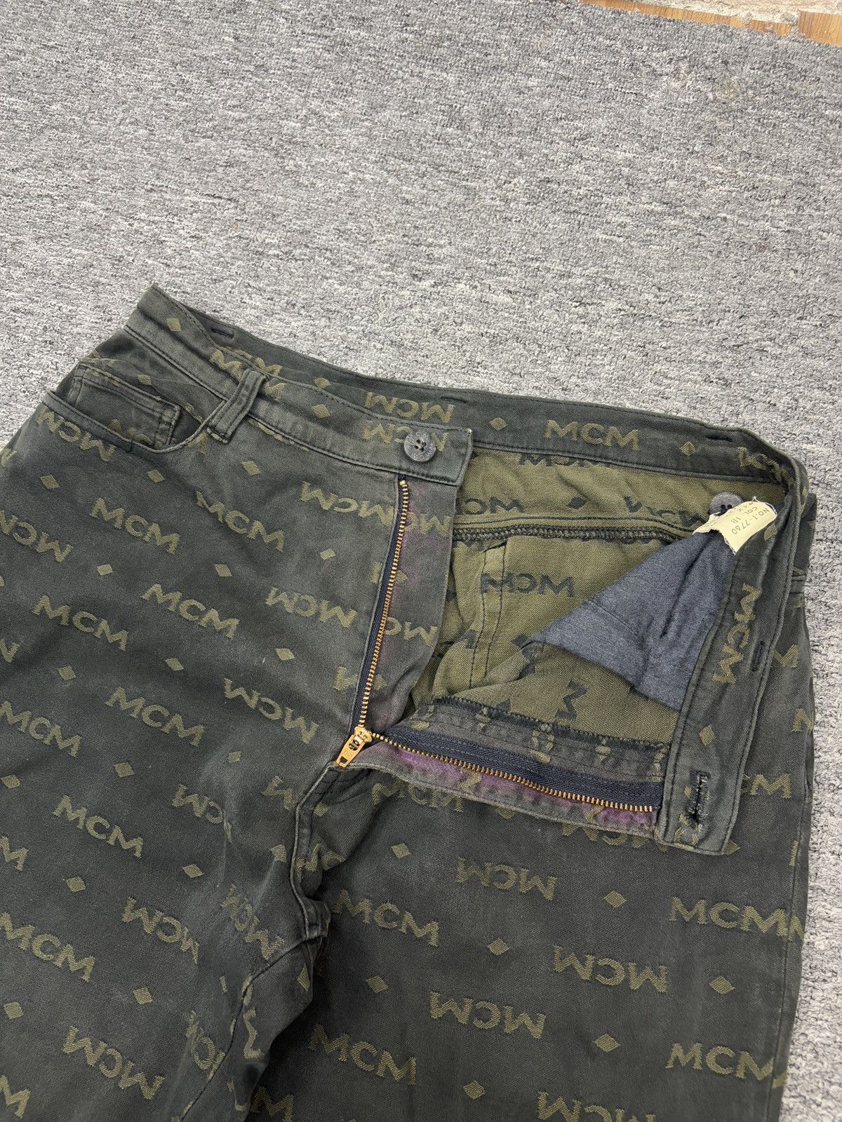 MCM Vintage Sunfaded MCM Legere Monogram Pants Size US 29 - 4 Thumbnail