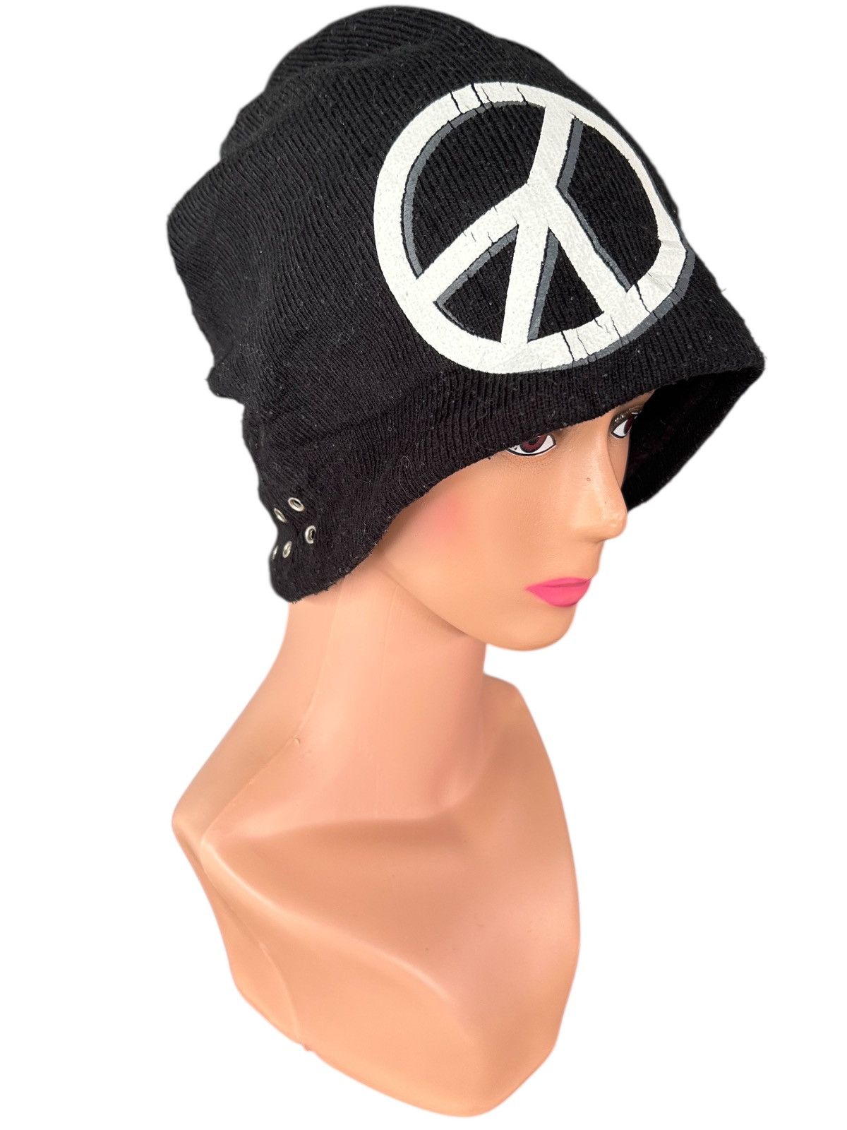 Japanese Brand × Kapital × Vintage Peace Japanese Punk Style Beanie Hats Size ONE SIZE - 1 Thumbnail