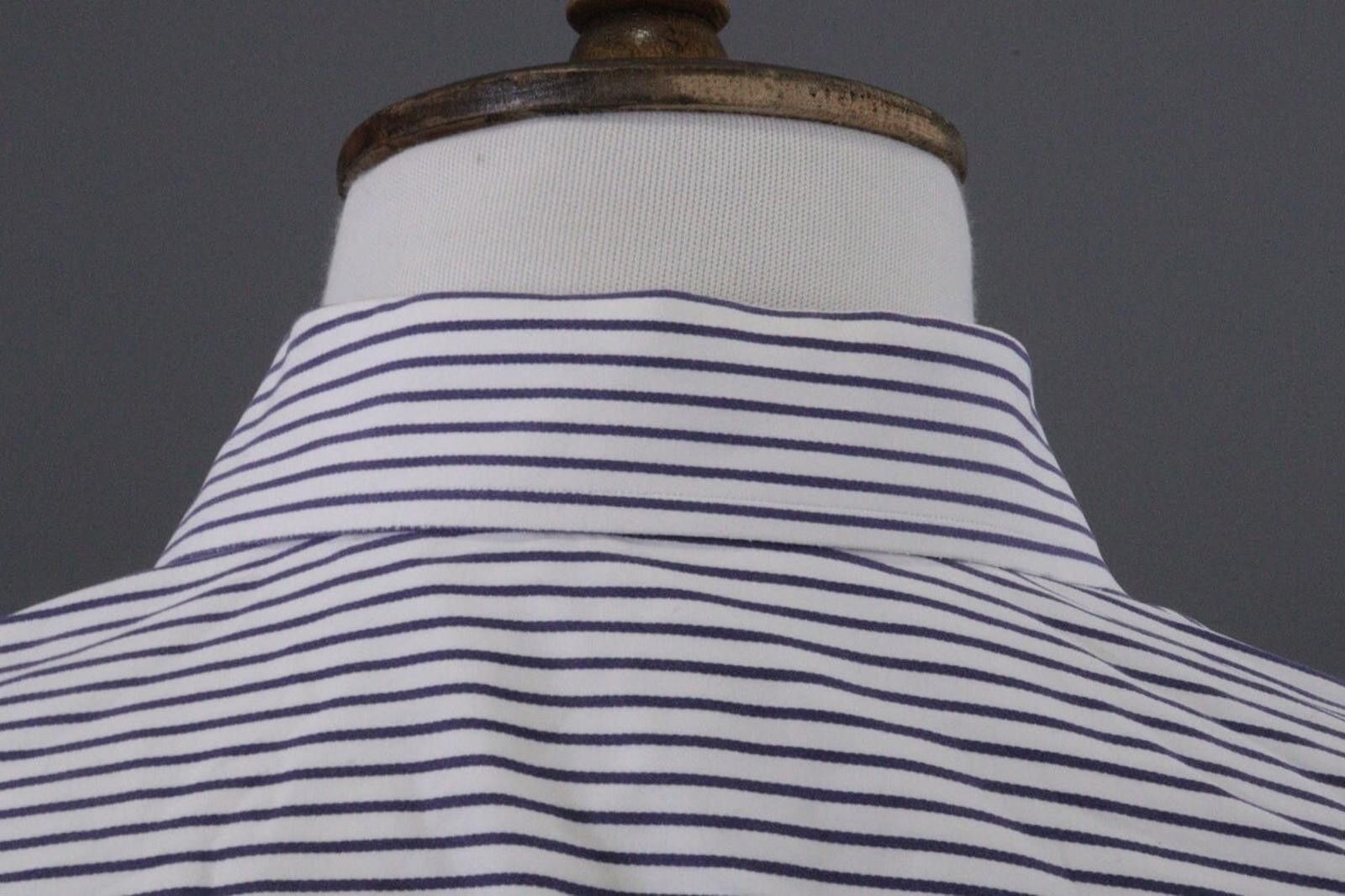 Flower Mountain Eton Contemporary Striped Floral Dress Shirt Size 16 41 Size US L / EU 52-54 / 3 - 11 Thumbnail