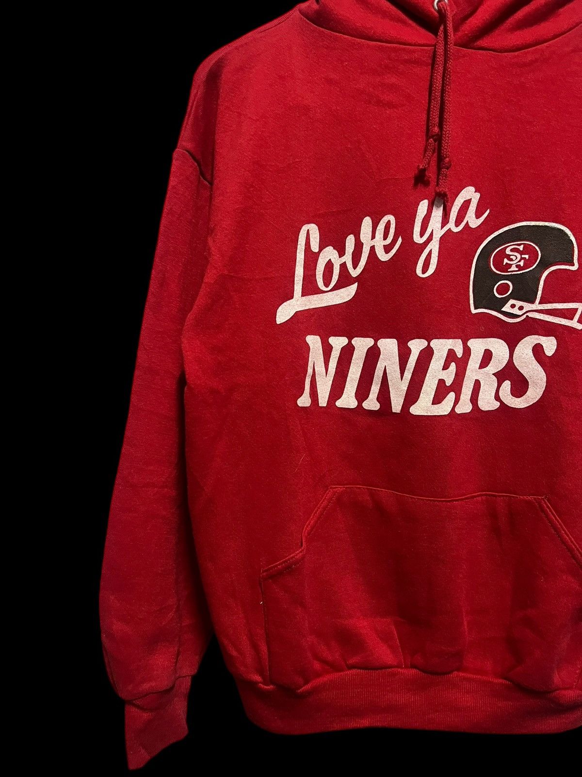 NFL Vintage 80s San Francisco 49ers Hoodie Sweatshirt Size US L / EU 52-54 / 3 - 6 Thumbnail