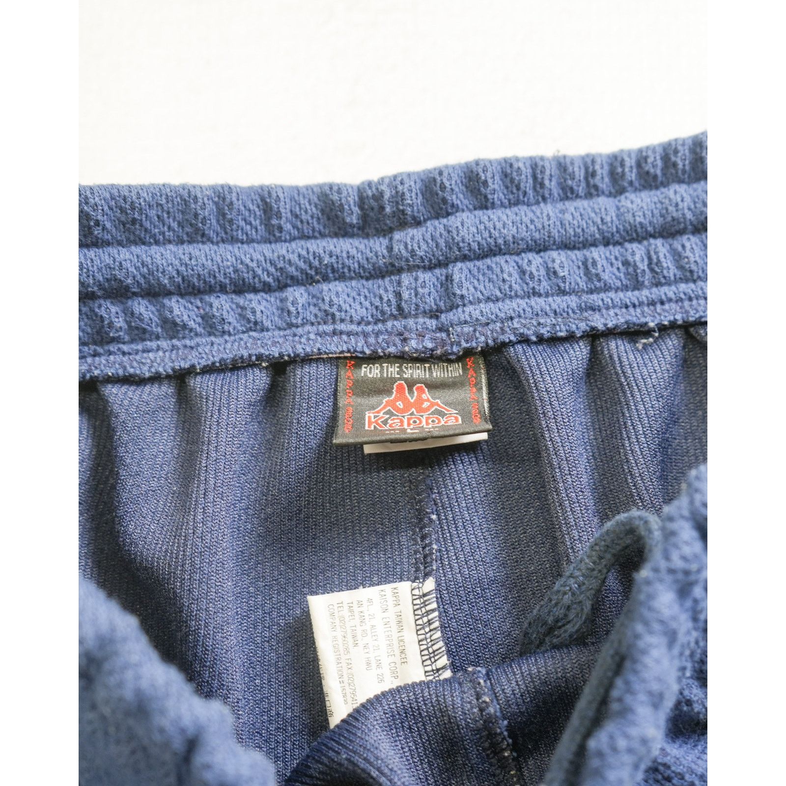 Kappa Vintage 90s Kappa Blue Cuffed Track Pants - Women's Medium Size 28" / US 6 / IT 42 - 3 Thumbnail