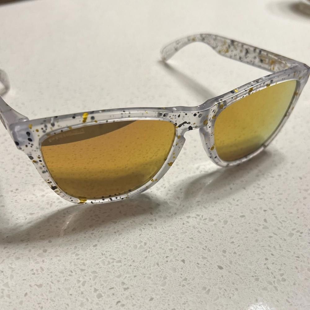 Oakley Oakley Frogskin Splatter Paint Collection Sunglasses Size ONE SIZE - 1 Thumbnail