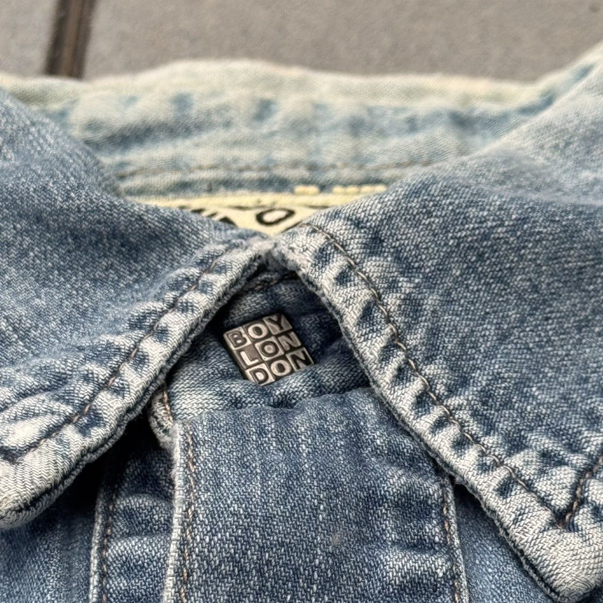 Vintage Vintage boy london western style denim button shirt Size US M / EU 48-50 / 2 - 5 Thumbnail