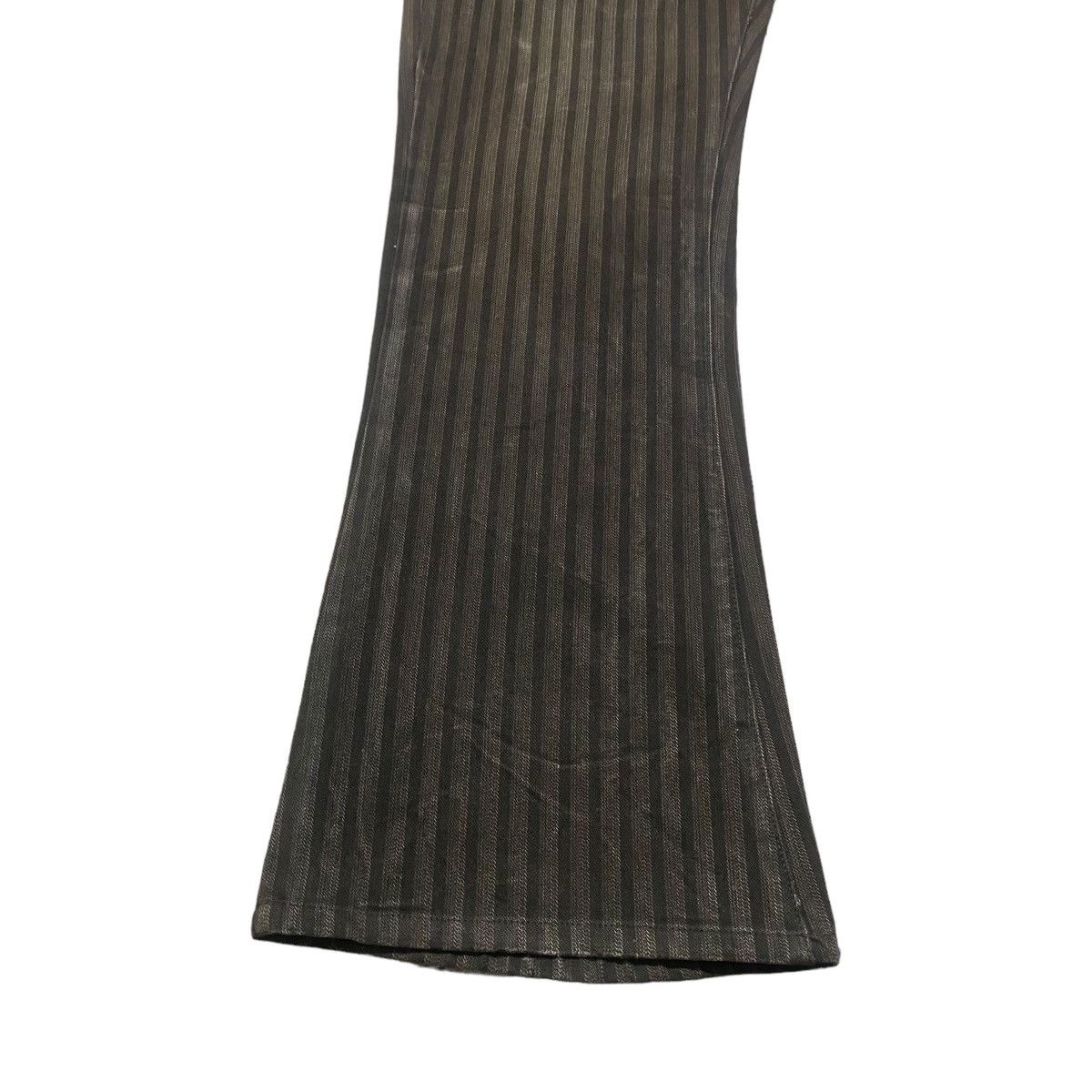 Japanese Brand RUPERT EDGE Striped Brown Flare Jeans Size US 32 / EU 48 - 7 Thumbnail